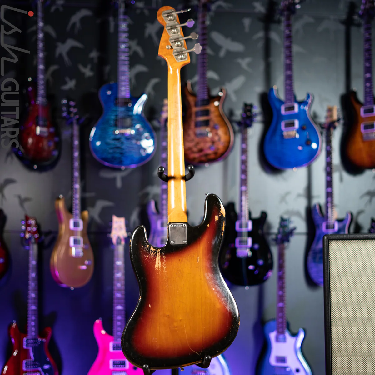 1983 Fender Fullerton ‘62 Reissue Jazz Bass 3-Tone Sunburst - Image 7