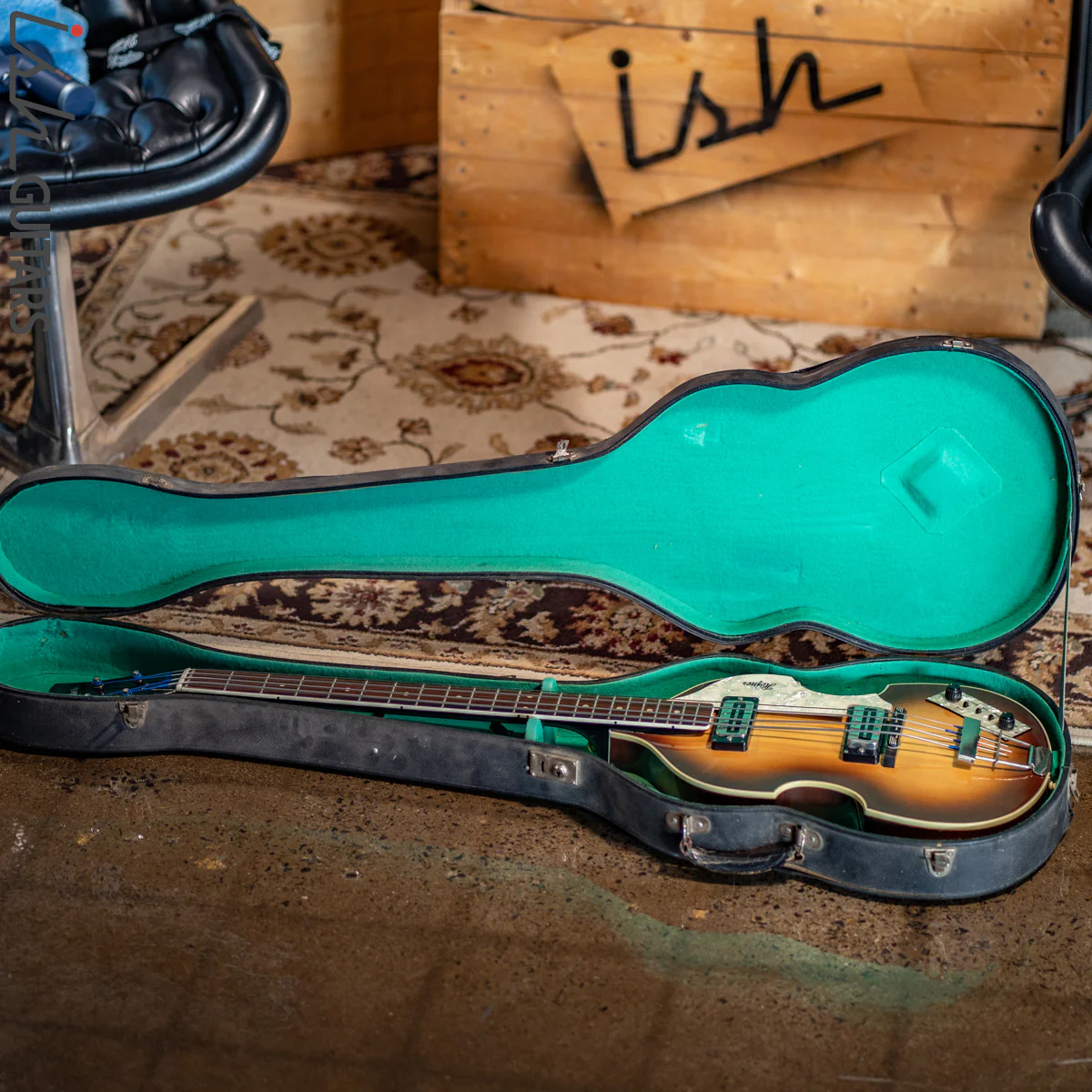1984 Hofner 500/1 Violin Beatle Bass Sunburst PROJECT - Image 21