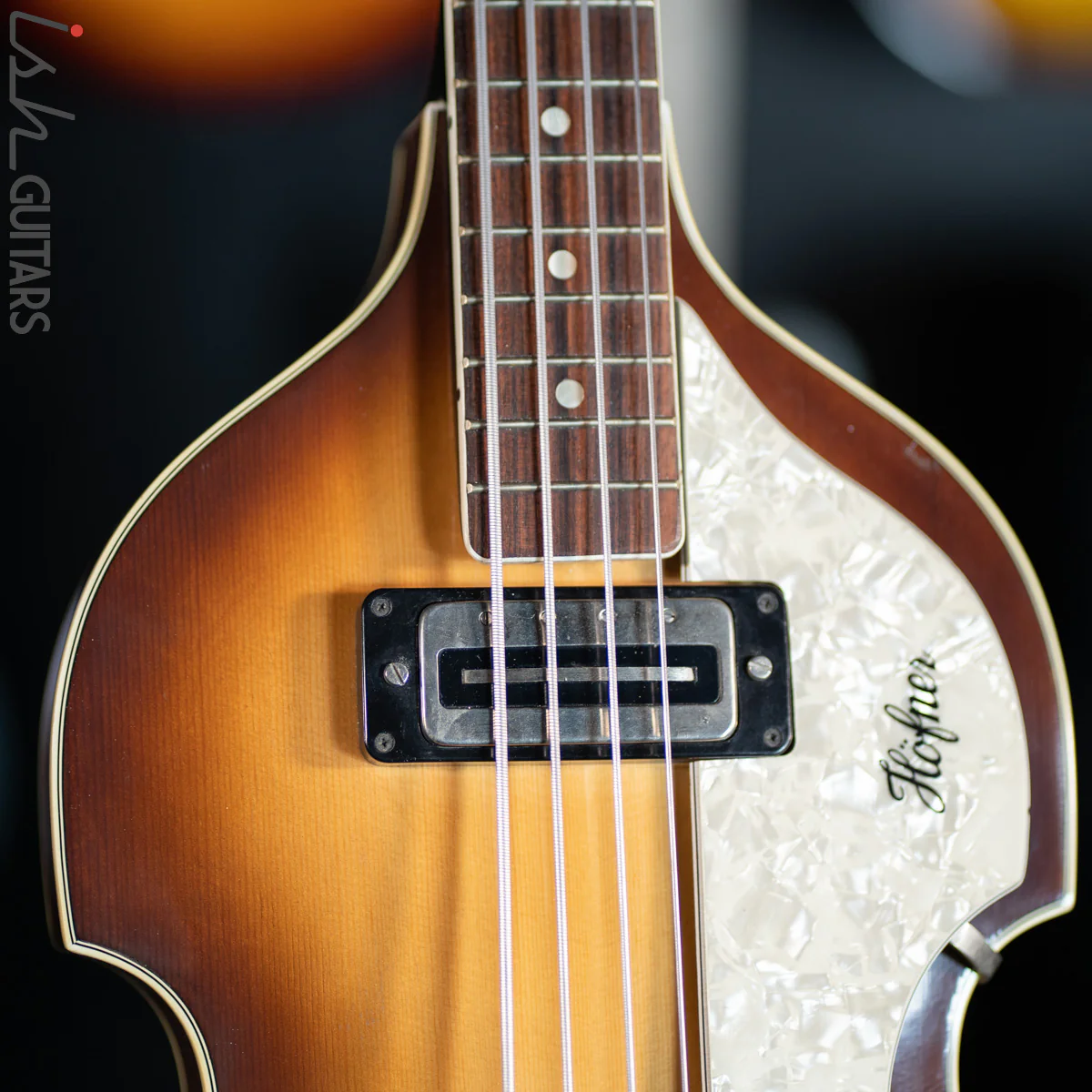 1984 Hofner 500/1 Violin Beatle Bass Sunburst PROJECT - Image 5
