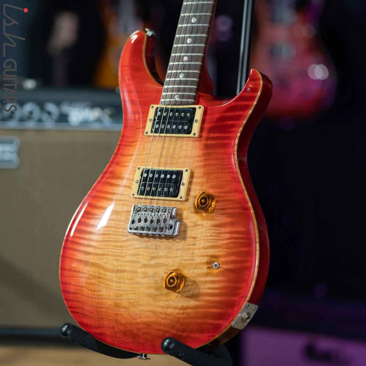 1985 PRS Custom 24 Cherry Burst 1 Piece #222 Ever Made - Image 5