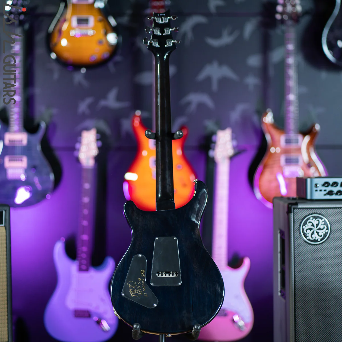 1985 PRS Custom 24 Whale Blue Faded - Image 8