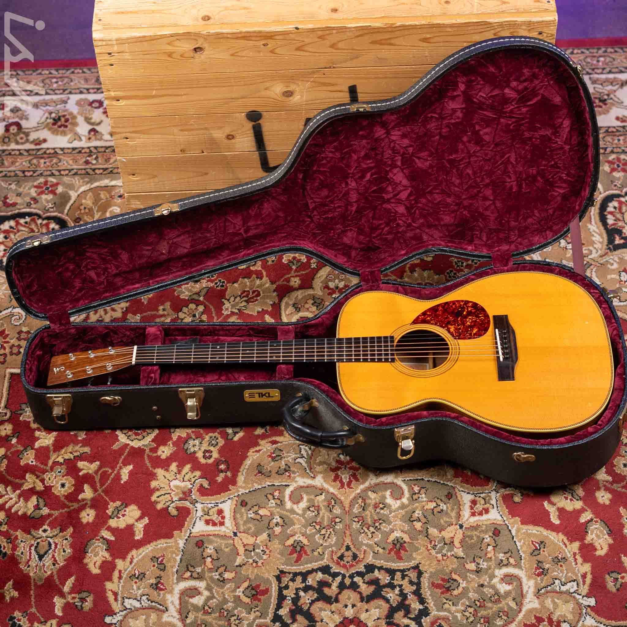 1986 Franklin Guitar Co. OM-28 Acoustic Guitar Natural - Image 19