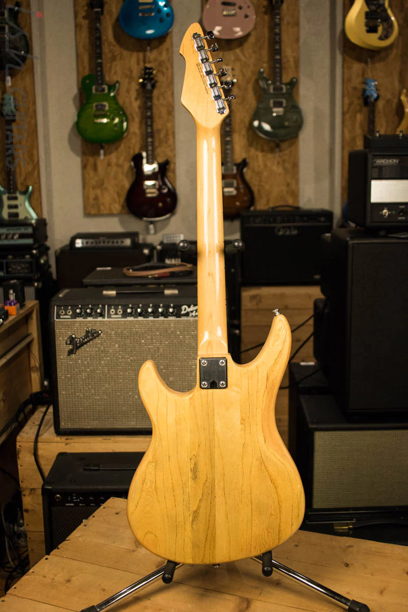 1986 Peavey Patriot Natural Ash USA Made Electric Guitar - Image 8