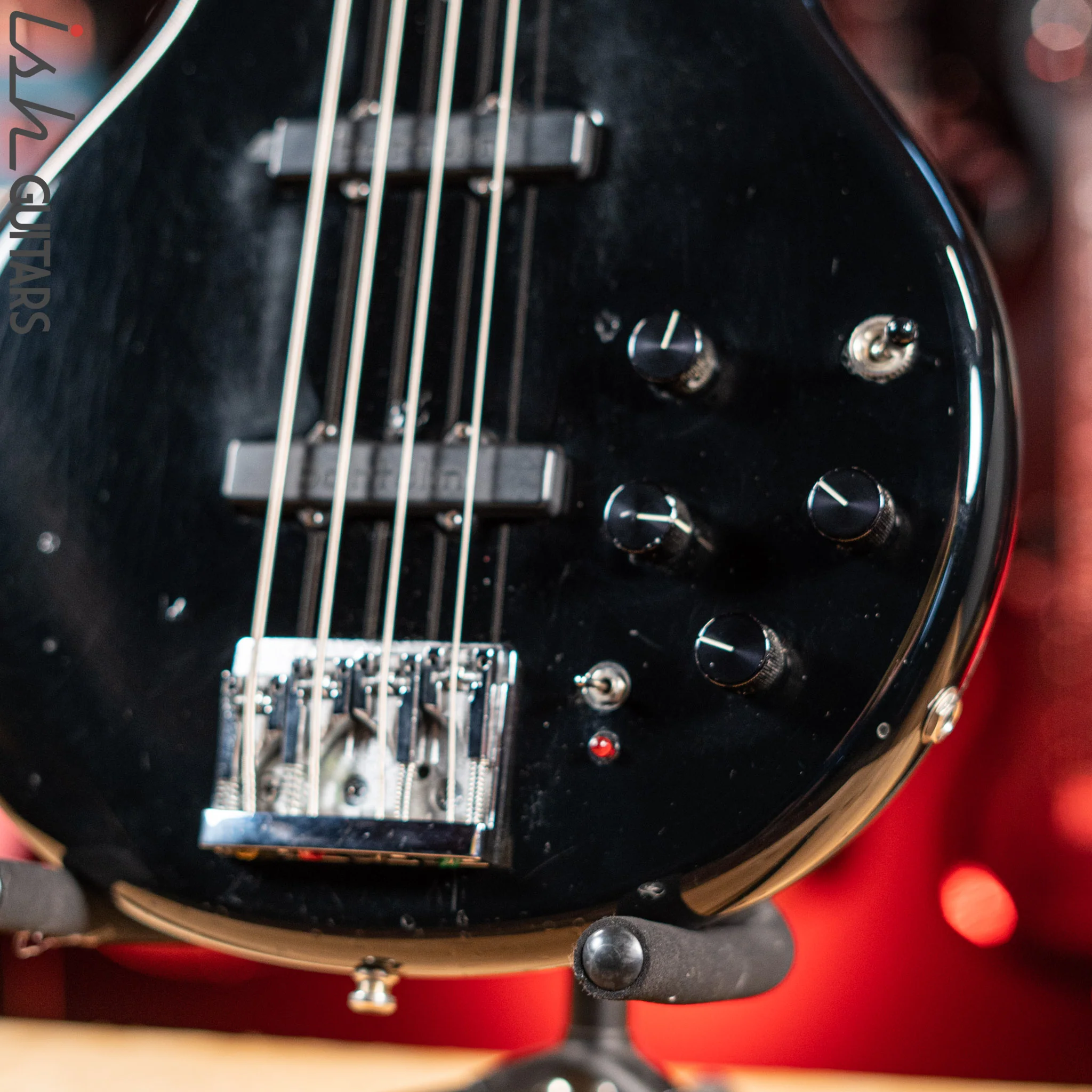1986 Pedulla MVP Bass Black - Image 4