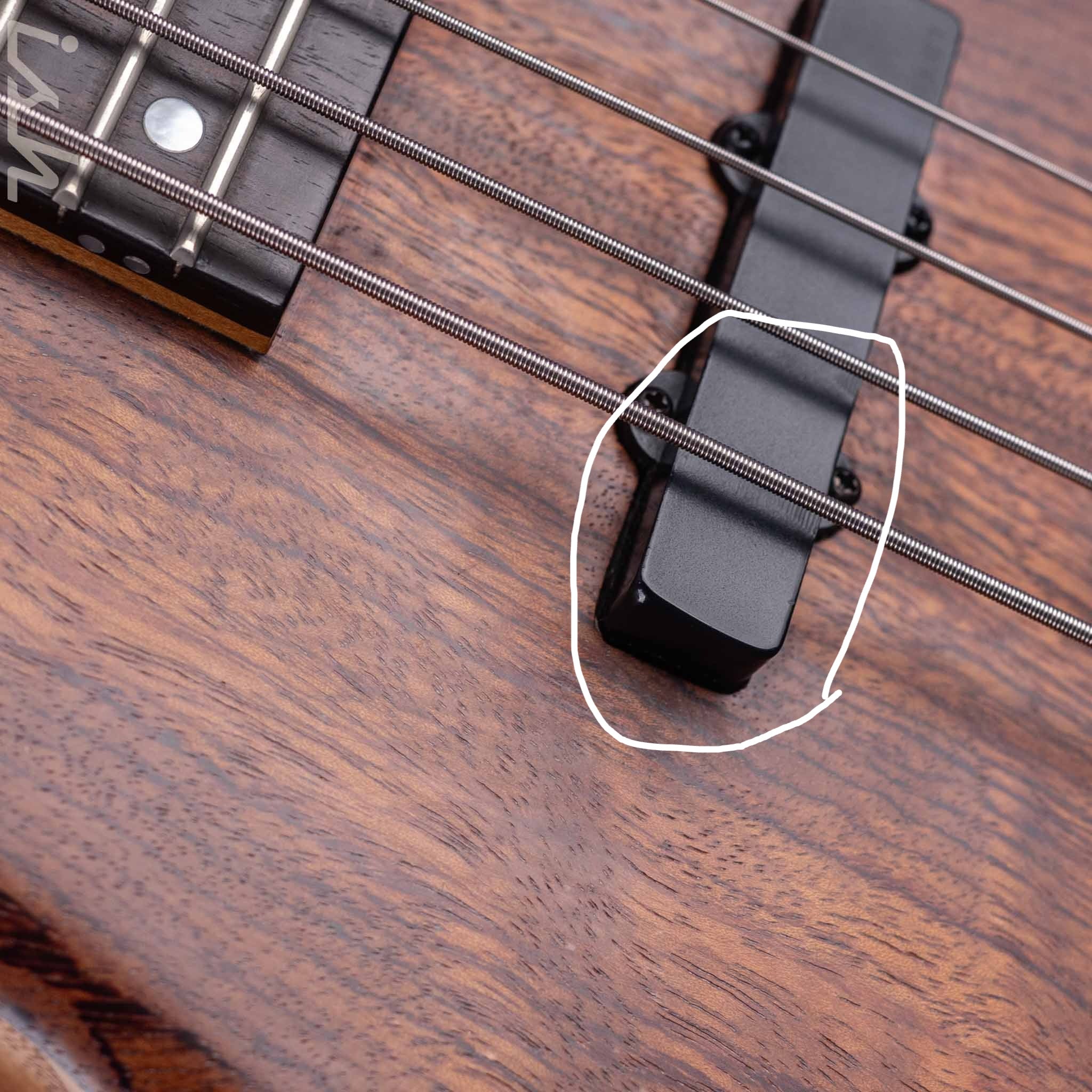 1988 Fodera Emperor 4-String Bass Bubinga Vintage Natural - Image 8