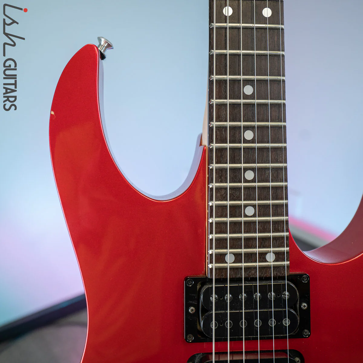 1987 Ibanez RG570 Guitar Lipstick Red Made in Japan - Image 3