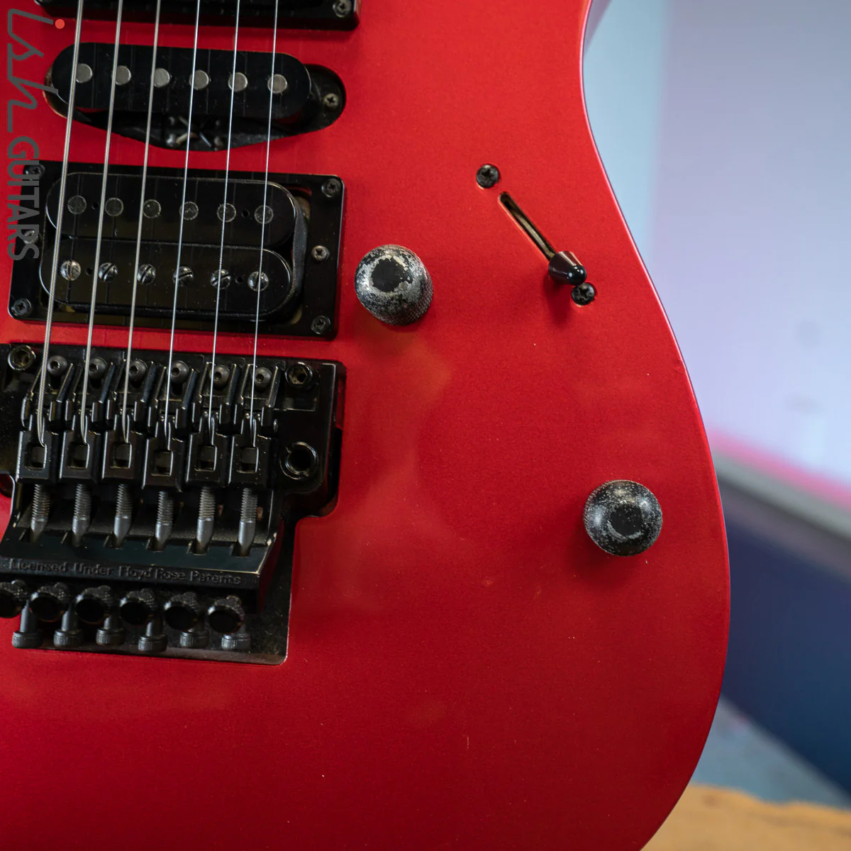 1987 Ibanez RG570 Guitar Lipstick Red Made in Japan - Image 5