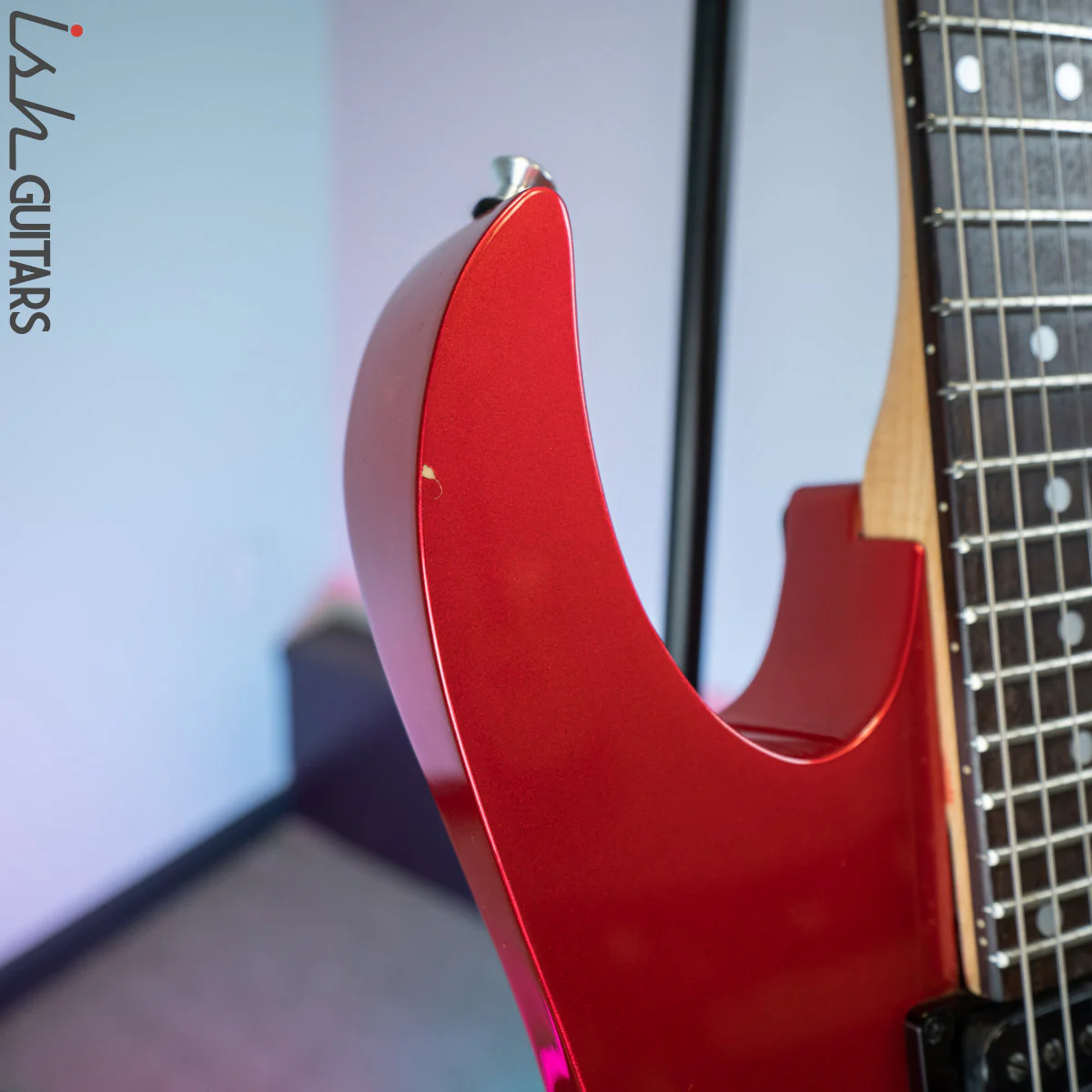 1987 Ibanez RG570 Guitar Lipstick Red Made in Japan - Image 6
