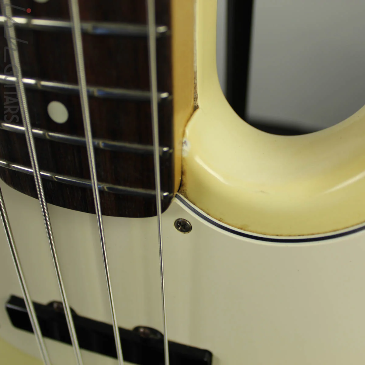 1989 Fender Jazz Bass Olympic White - Image 11