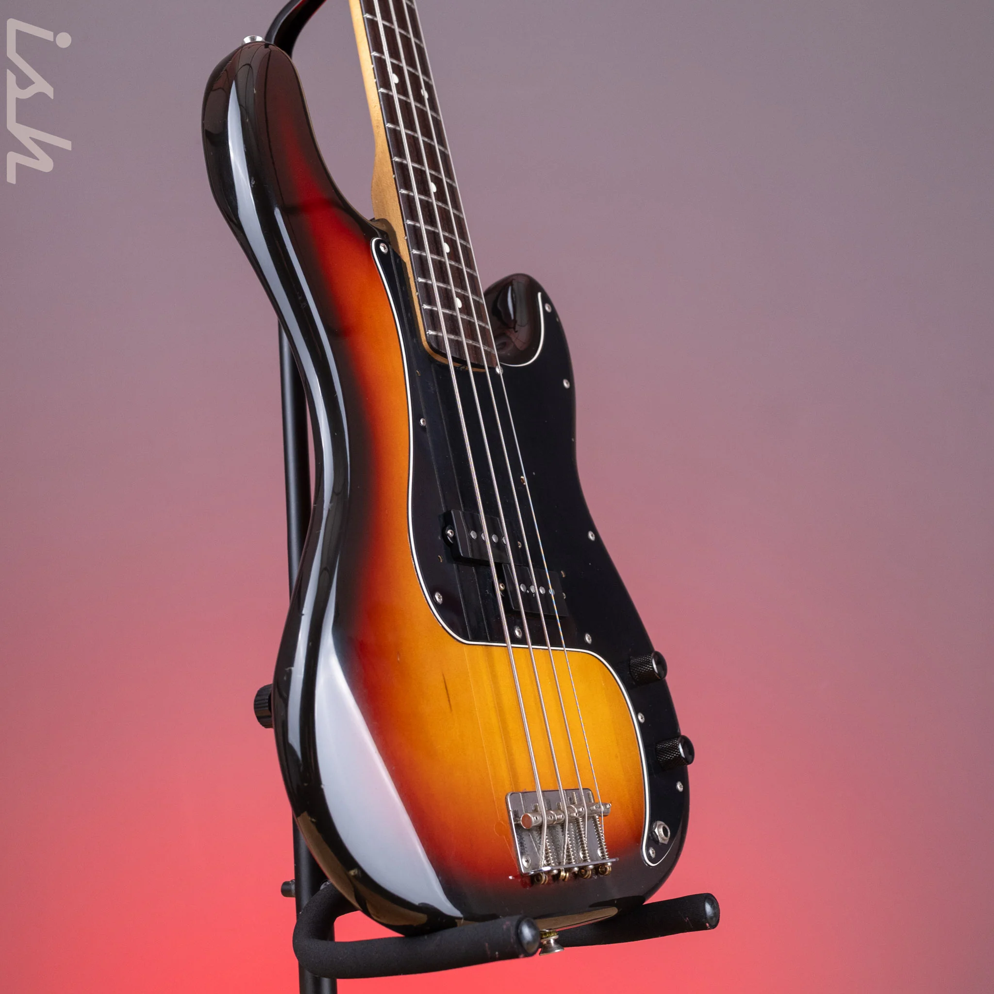 1989 Fender PB-62 '62 Precision Bass Reissue MIJ Sunburst - Image 3