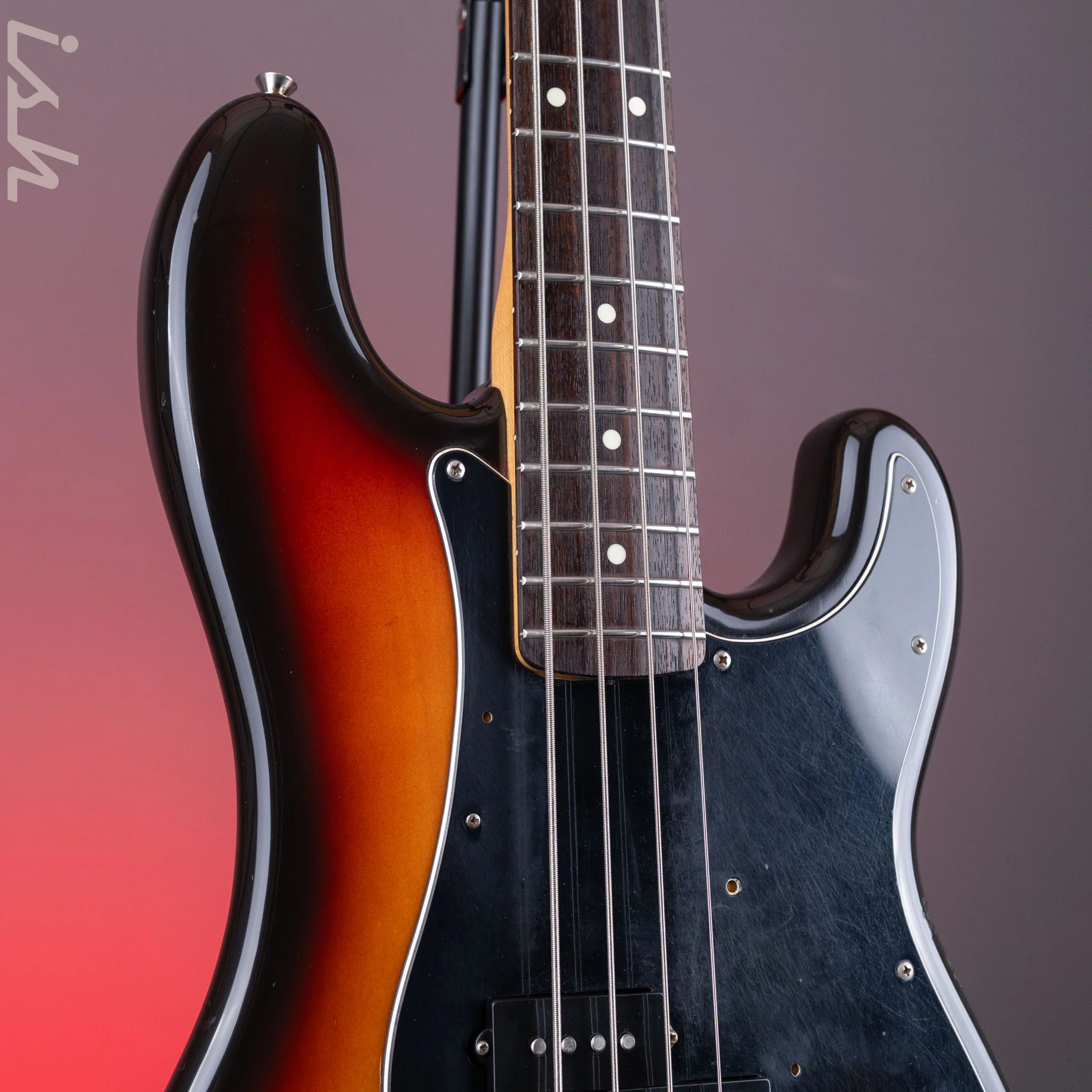 1989 Fender PB-62 '62 Precision Bass Reissue MIJ Sunburst - Image 4