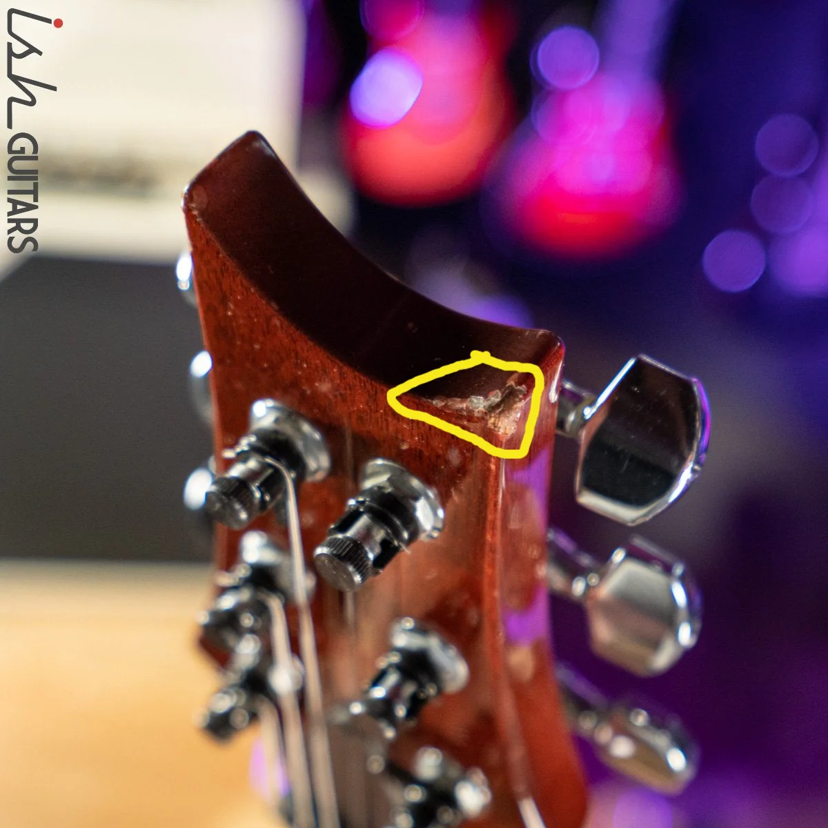 1989 PRS Custom 24 RARE Factory 2 Piece Stoptail 10 Top Sunburst - Image 13