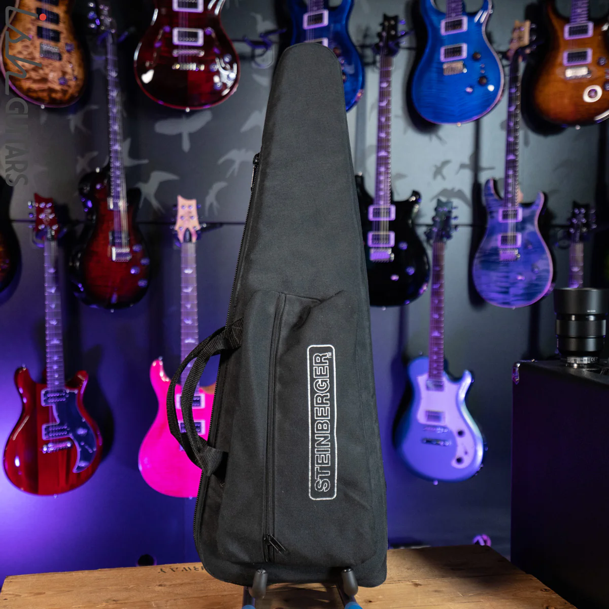 1989 Steinberger GL2T Trans Trem Guitar Black - Image 15
