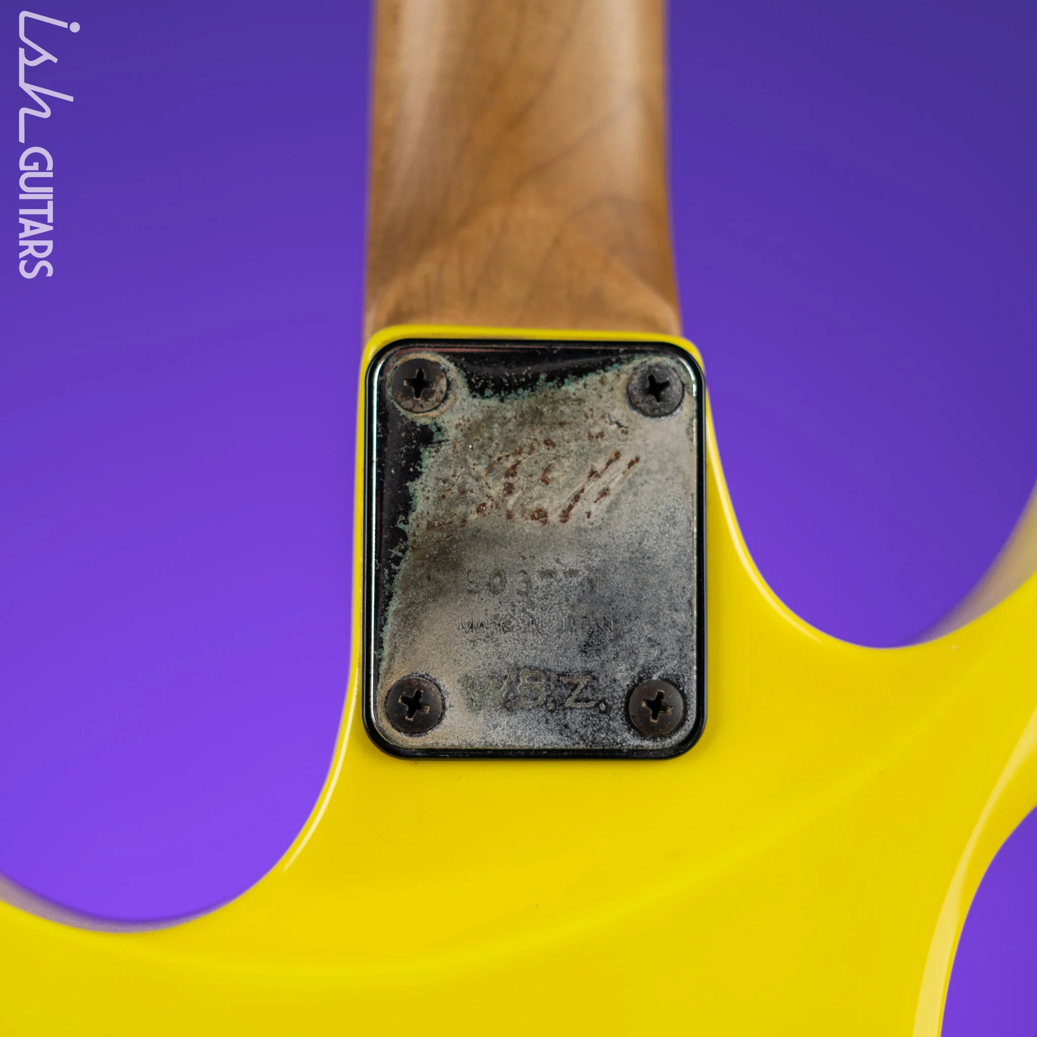 1990 Ibanez JEM 777 Steve Vai Signature Desert Yellow *Signed* - Image 14