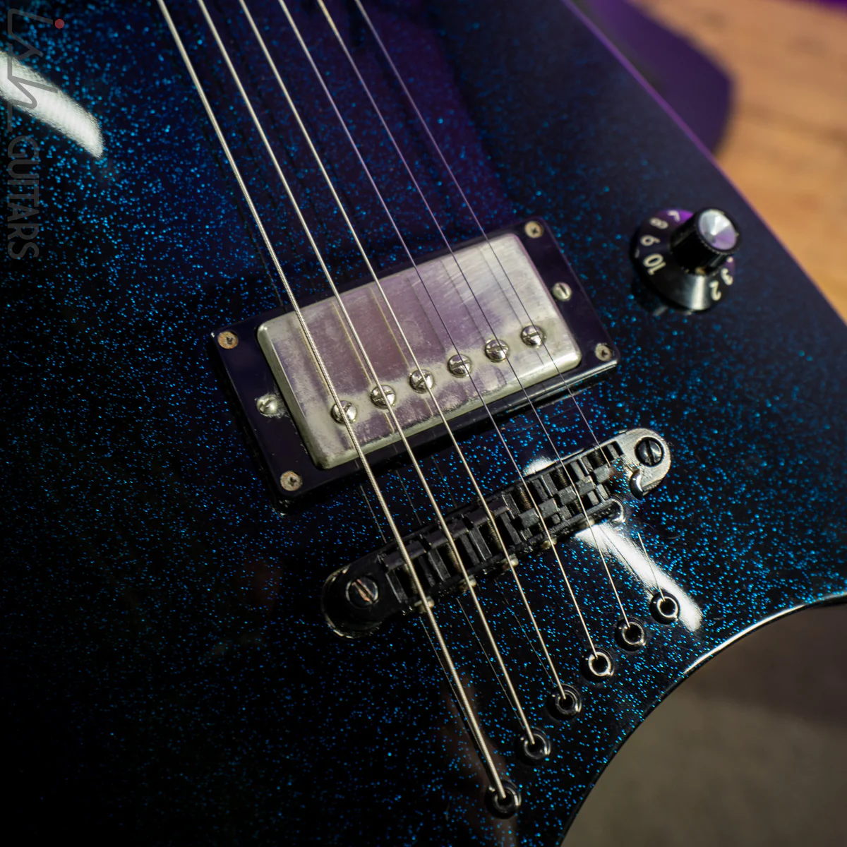 1990's Jackson Roswell Rhoads Pro Blue Sparkle MIJ - Image 10