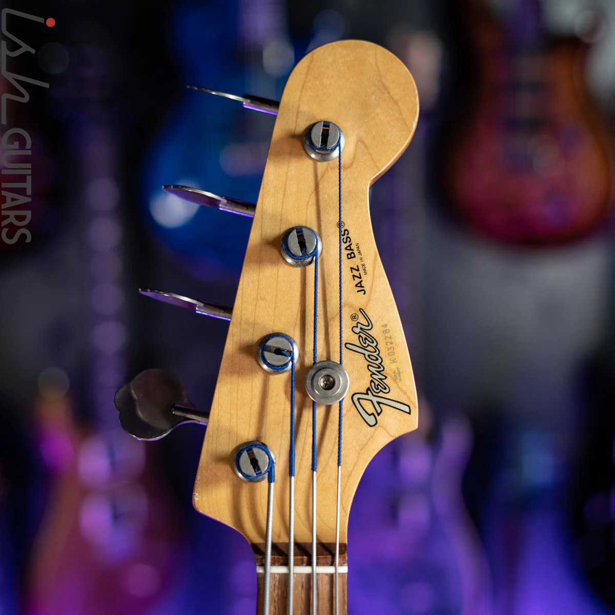 1990-1991 Fender MIJ Fretless Jazz Bass Olympic White - Image 6