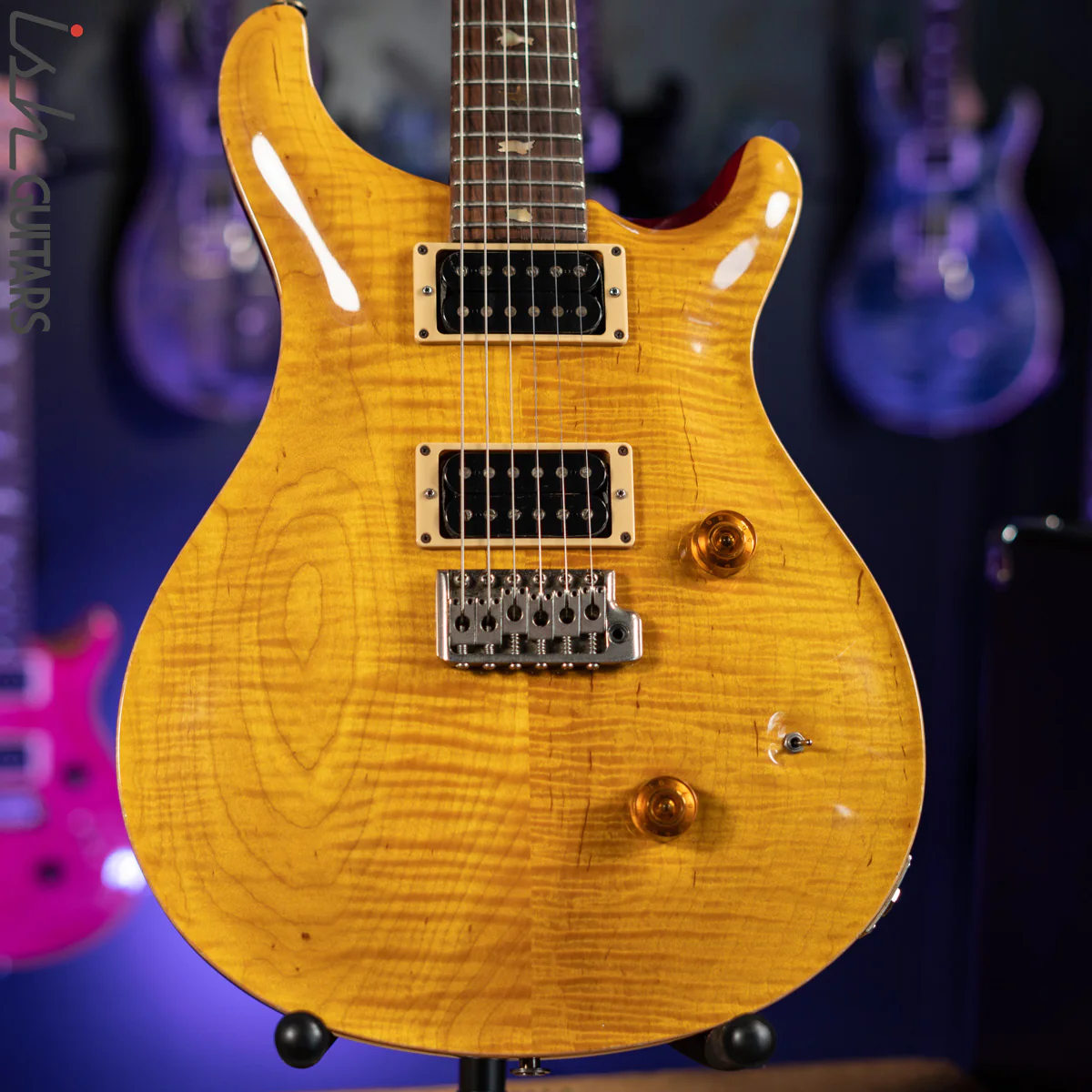 1990 PRS Custom 24 Amber Brazilian Rosewood Sweet Switch