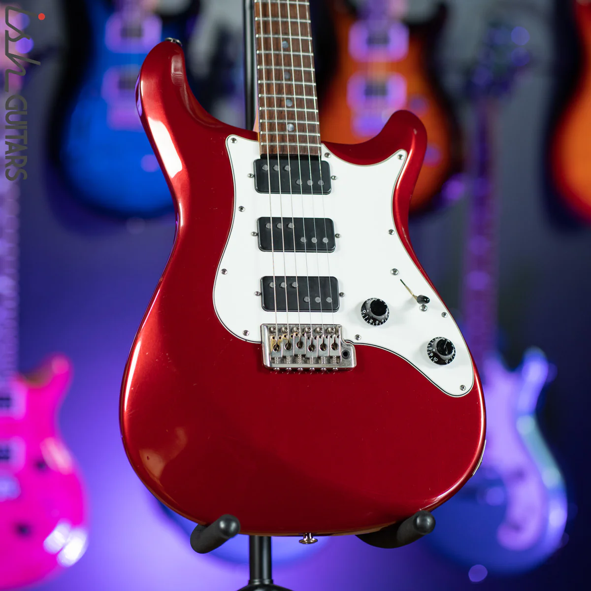 1990 PRS EG3 Candy Apple Red Lindy Fralin "Domino" Pickups