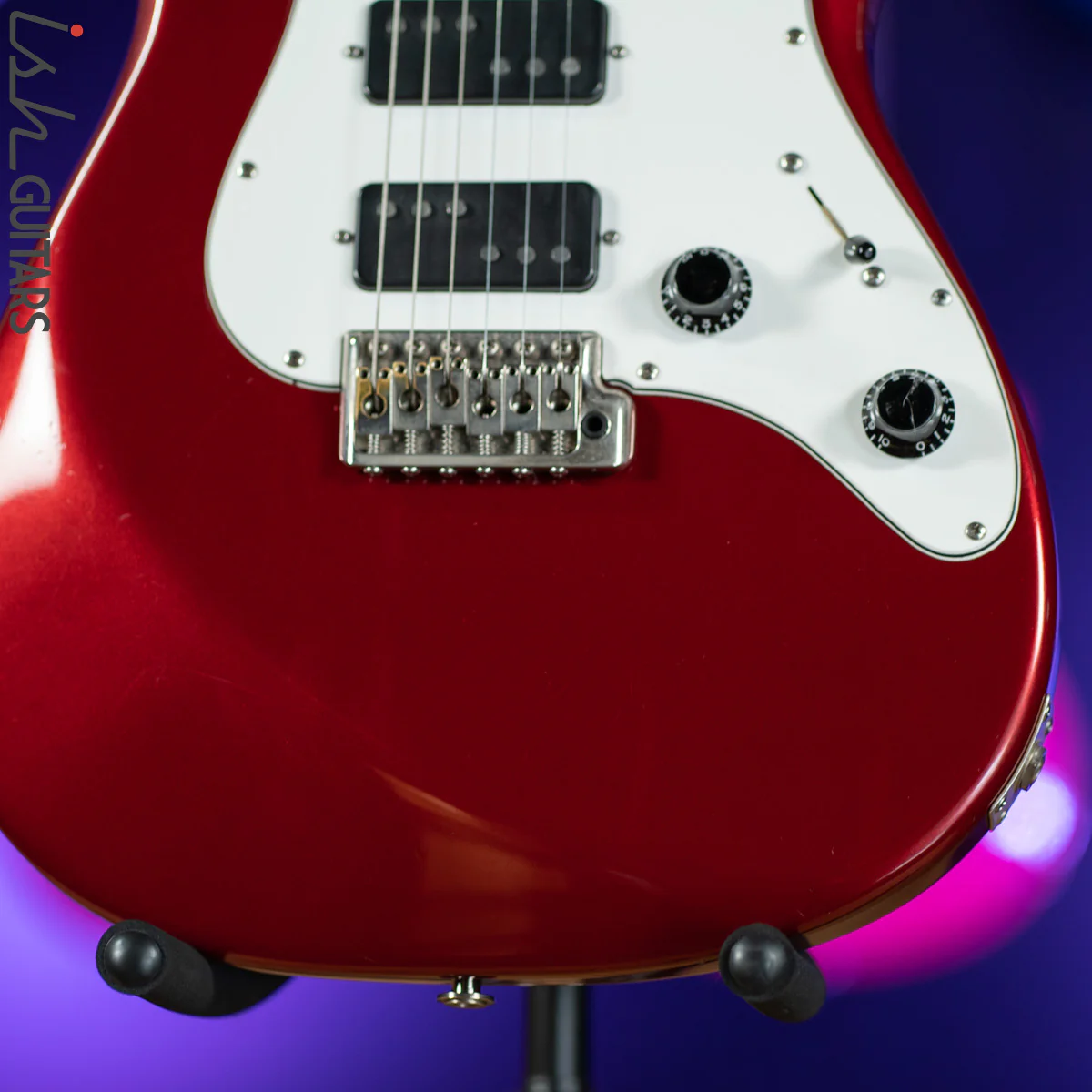 1990 PRS EG3 Candy Apple Red Lindy Fralin "Domino" Pickups - Image 4