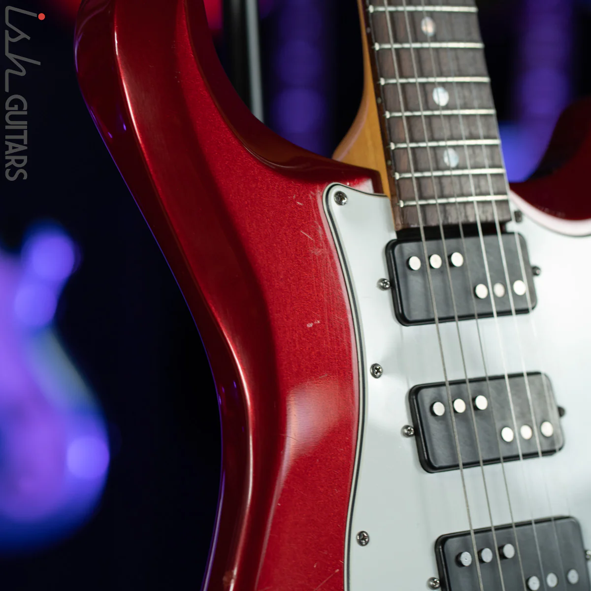 1990 PRS EG3 Candy Apple Red Lindy Fralin "Domino" Pickups - Image 6