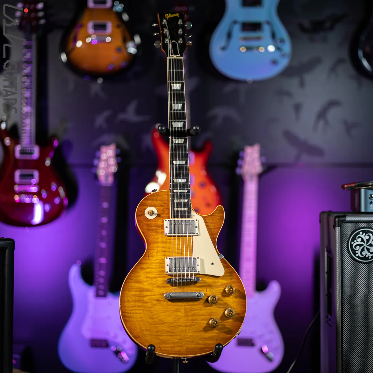 1990's Max Burst Gibson Les Paul Copy Dark Lemon Burst - Image 2