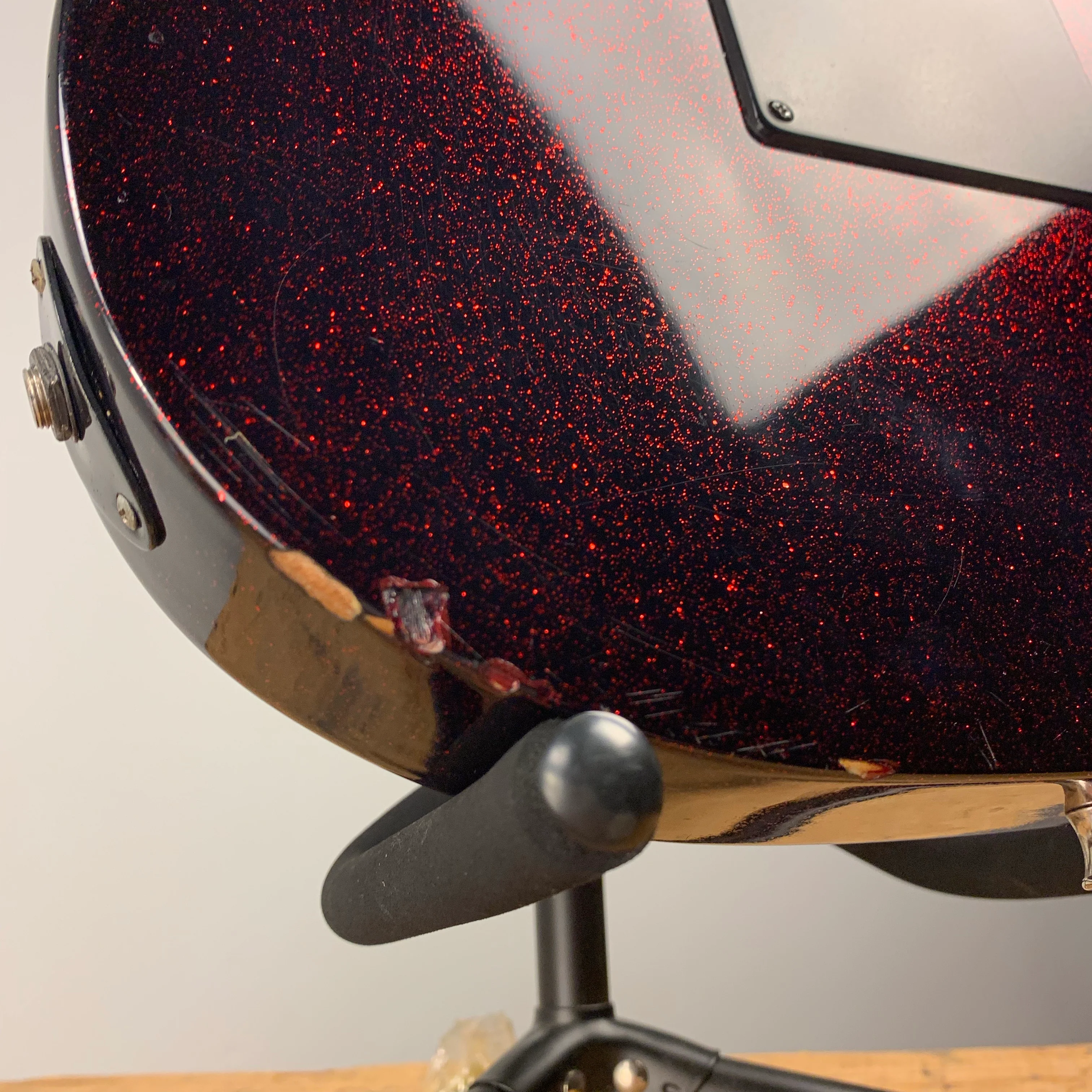 1990s Washburn MG-44 Black Cherry Sparkle - Image 18