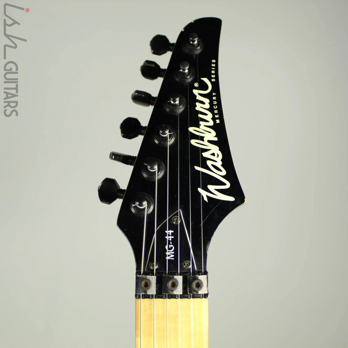 1990s Washburn MG-44 Black Cherry Sparkle - Image 7