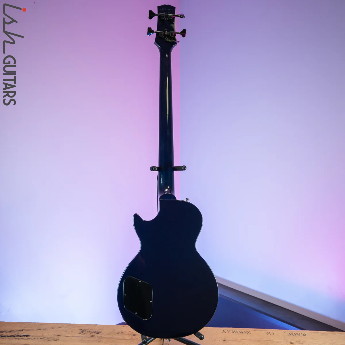 1991 Gibson LPB Les Paul Bass Blue - Image 8