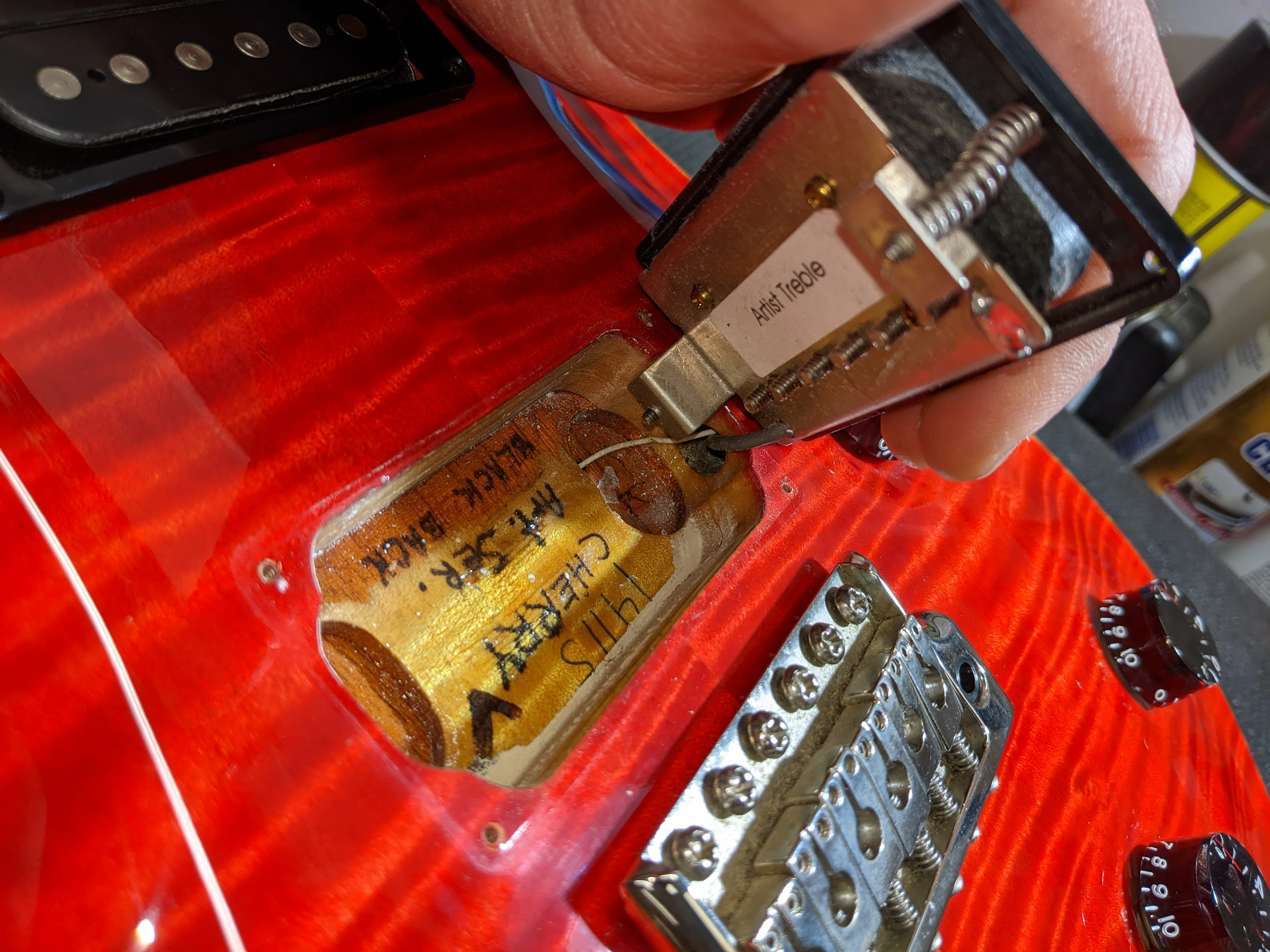 1992 PRS Artist I #249 Cherry Red - Image 9