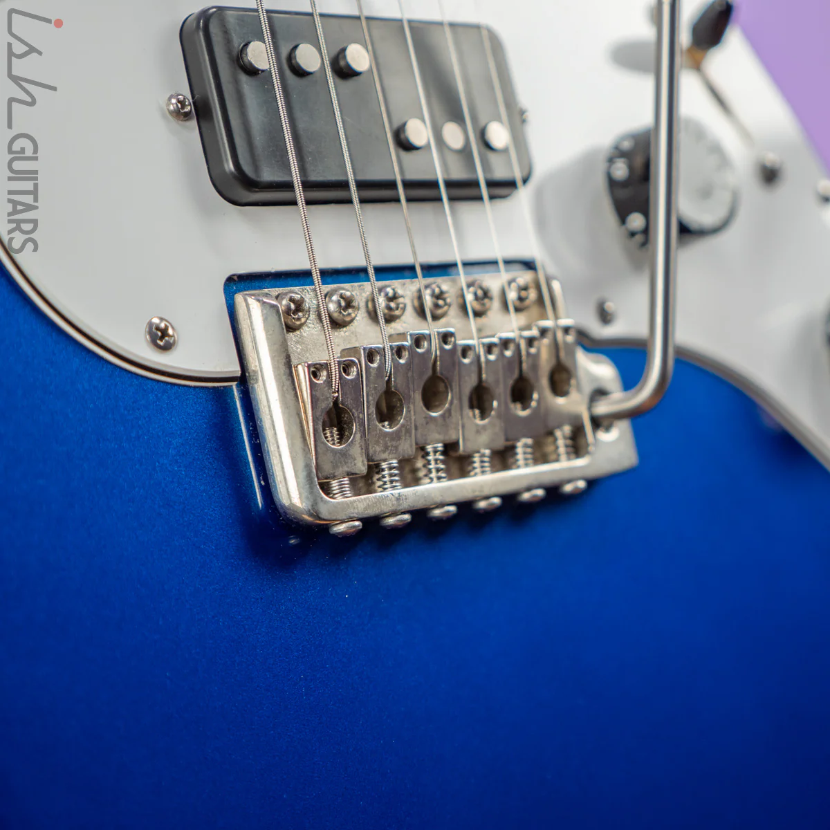1992 PRS EG 3 (Series II) Lindy Fralin "Domino" Pickups Metallic Blue - Image 11