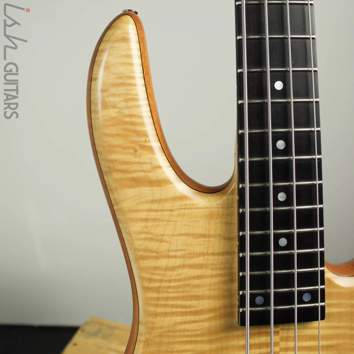 1993 Fodera Monarch 4-String Bass Guitar Haz Bartolini - Image 4