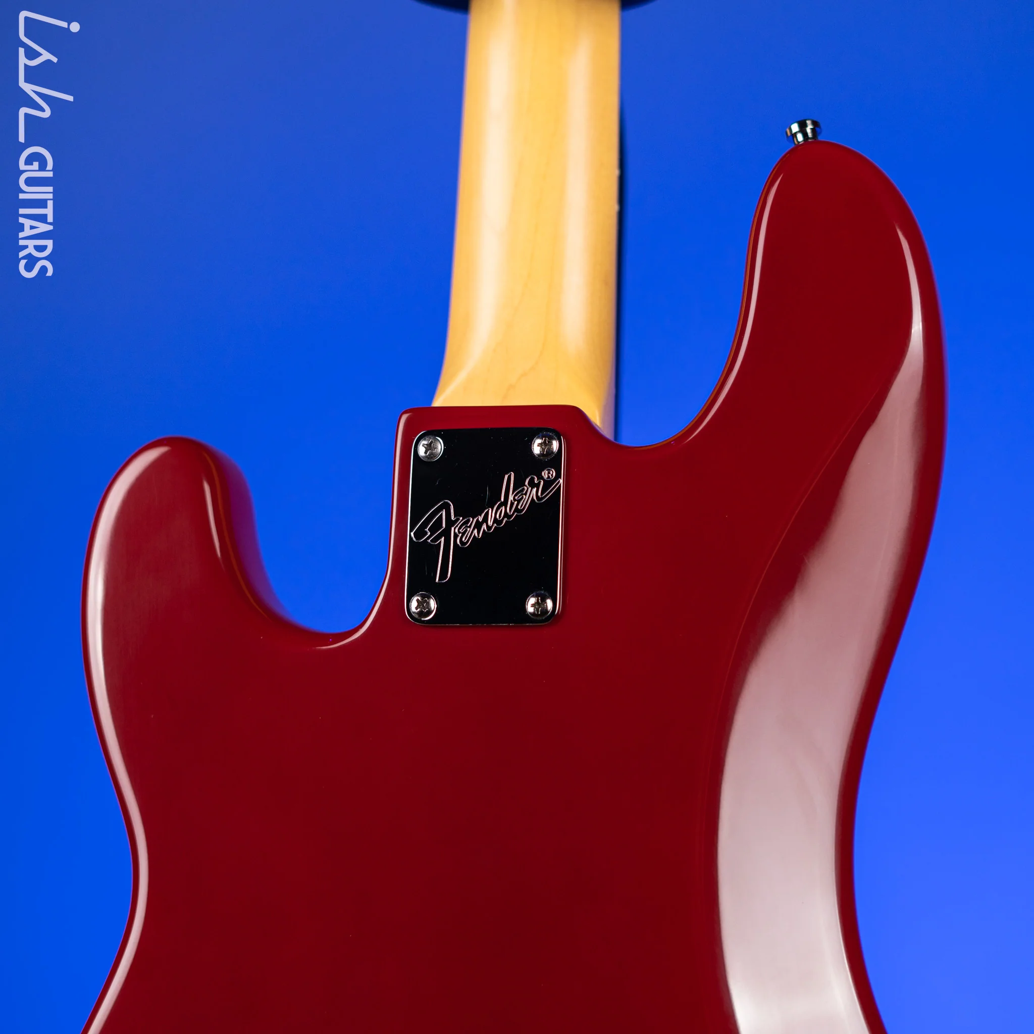 1995 Fender American Standard Fretless P Bass Red - Image 12
