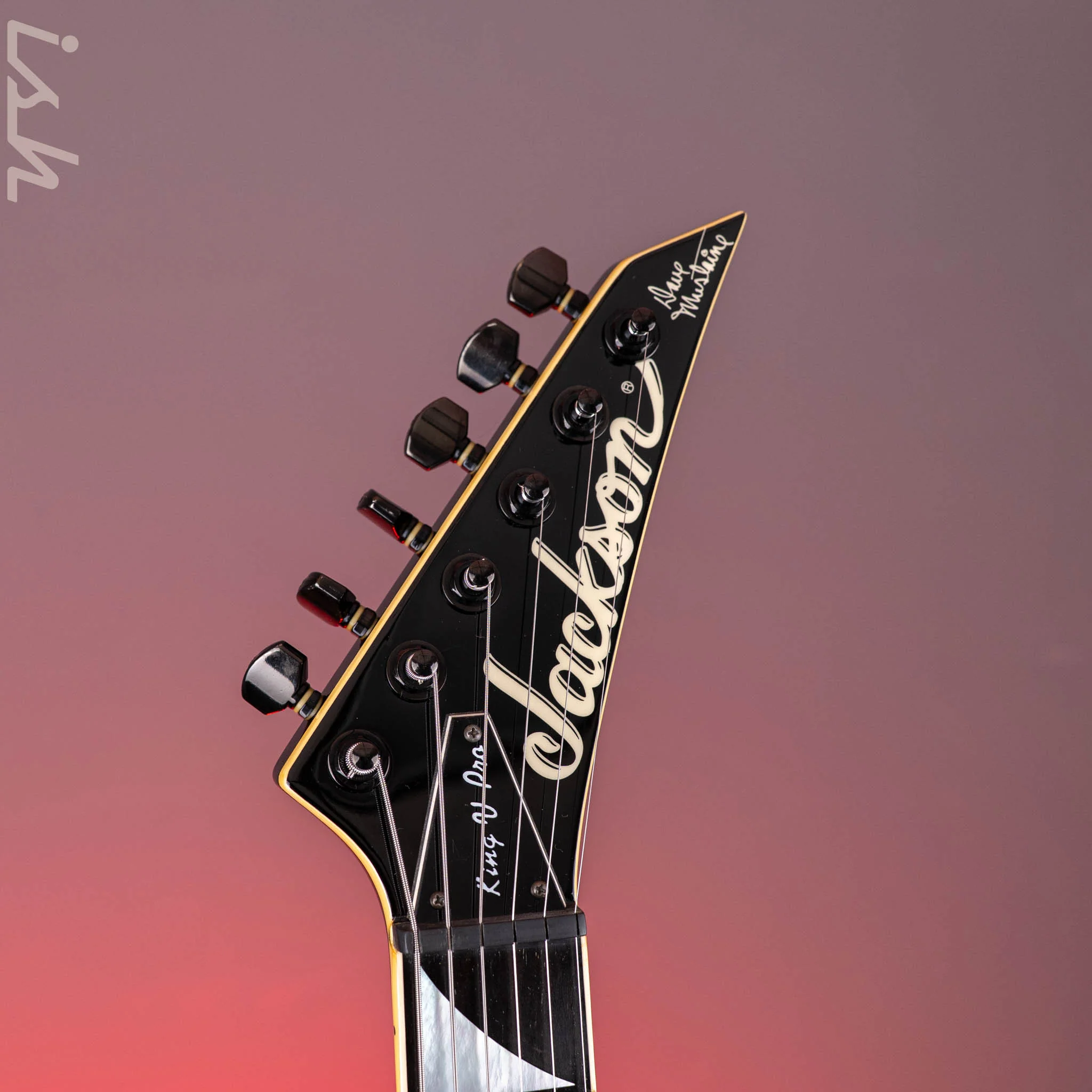 1995 Jackson Dave Mustaine King V Pro Black - Image 7