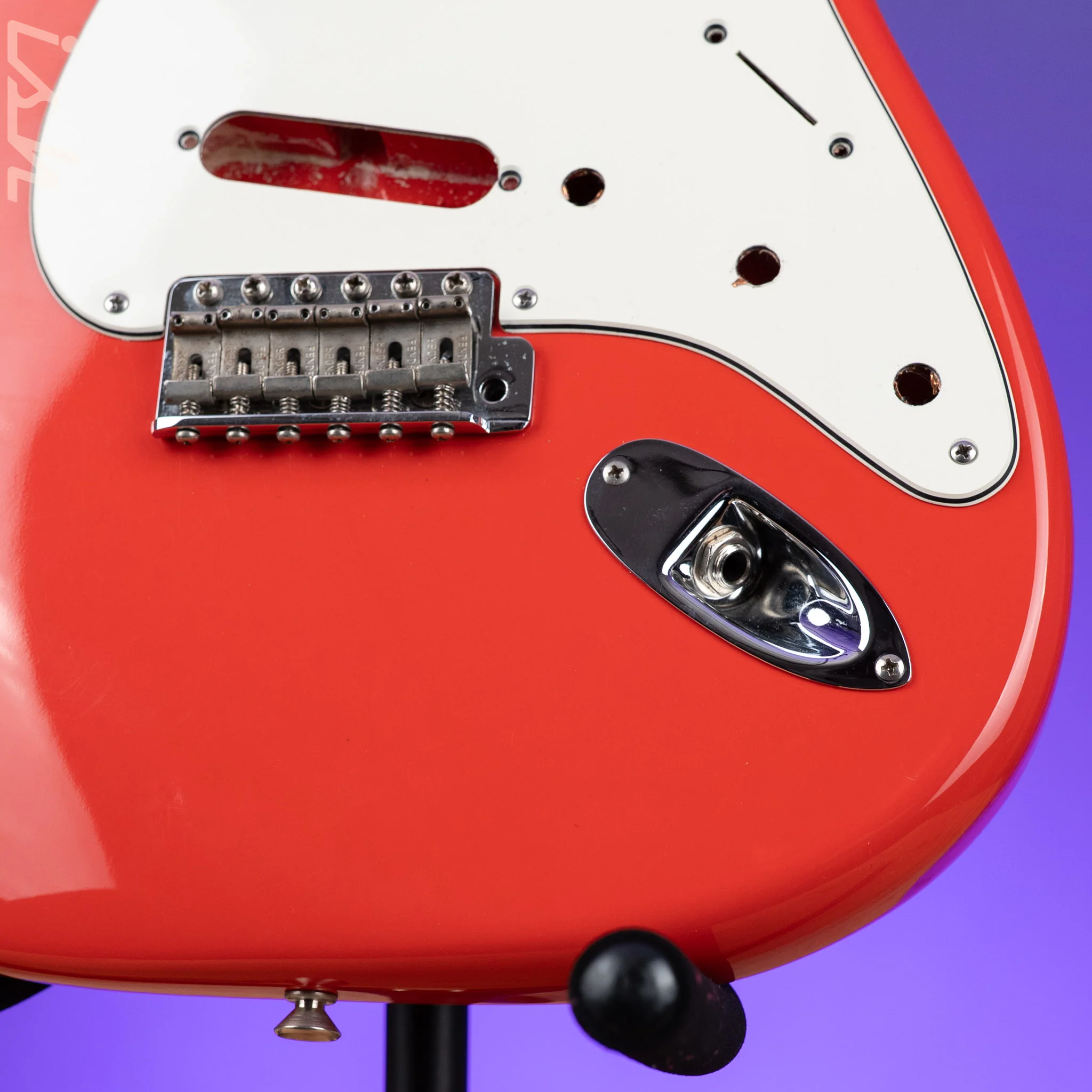 1996 Fender Stratocaster Vintage '62 American Strat Body Fiesta Red - Image 3