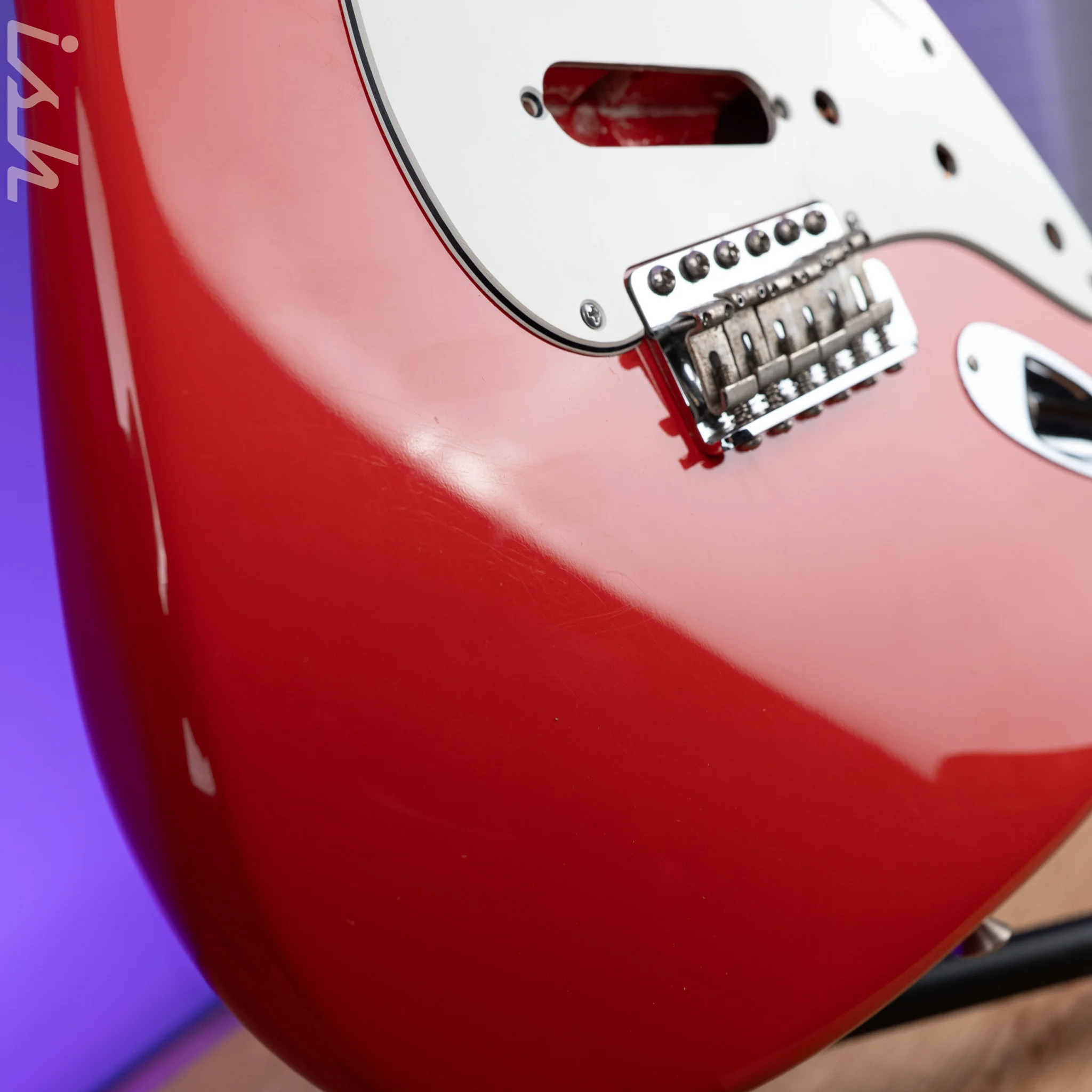 1996 Fender Stratocaster Vintage '62 American Strat Body Fiesta Red - Image 5