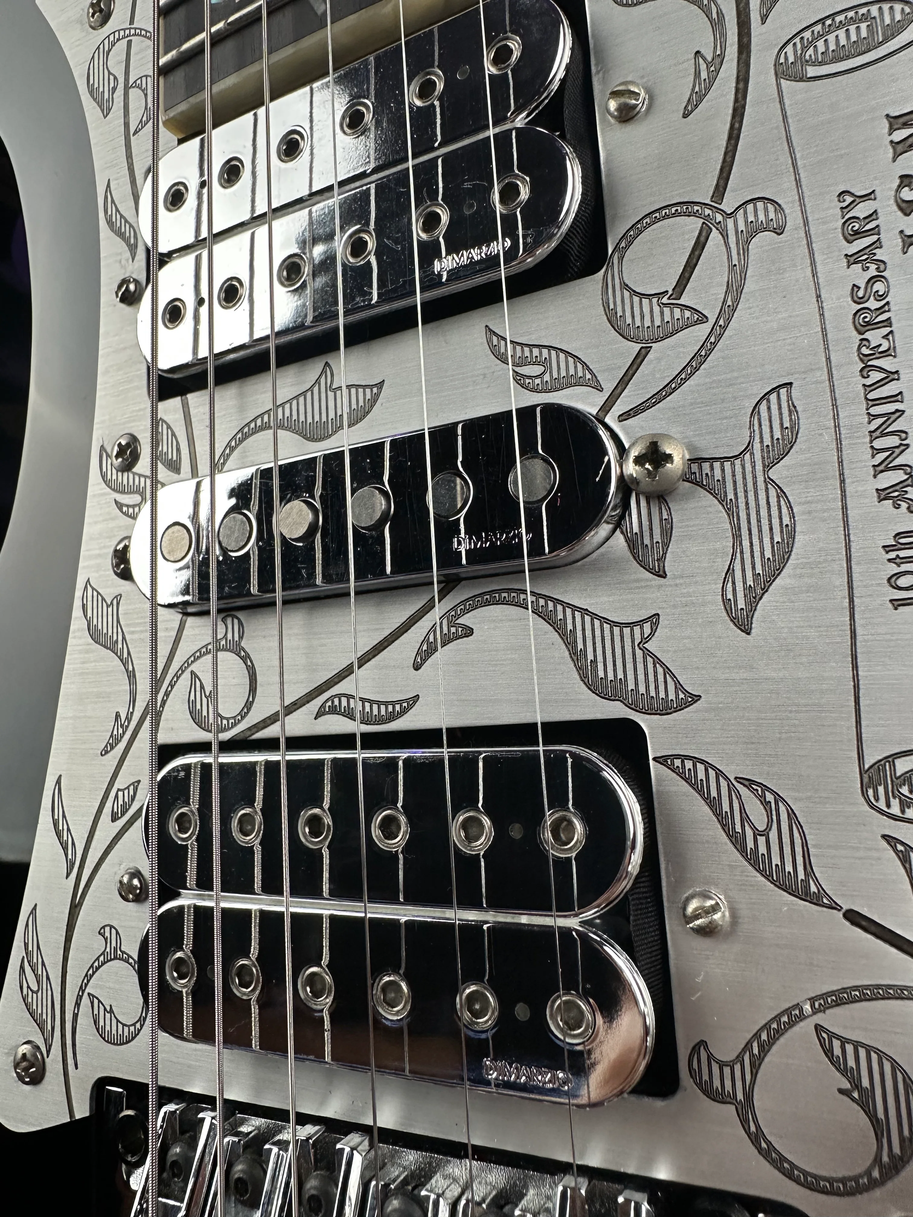 1996 Ibanez JEM10th Steve Vai Signature 10th Anniversary Black - Image 7