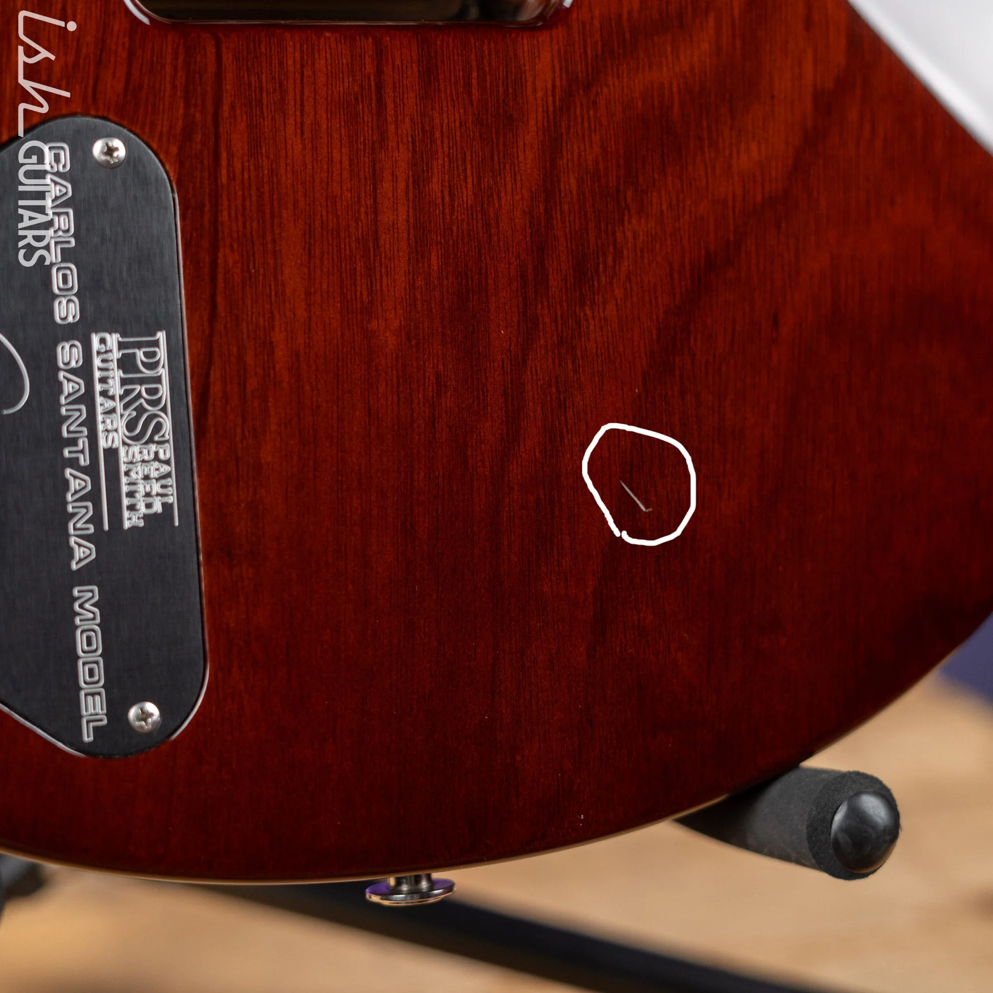 1996 PRS Santana I Tobacco Burst - Image 11