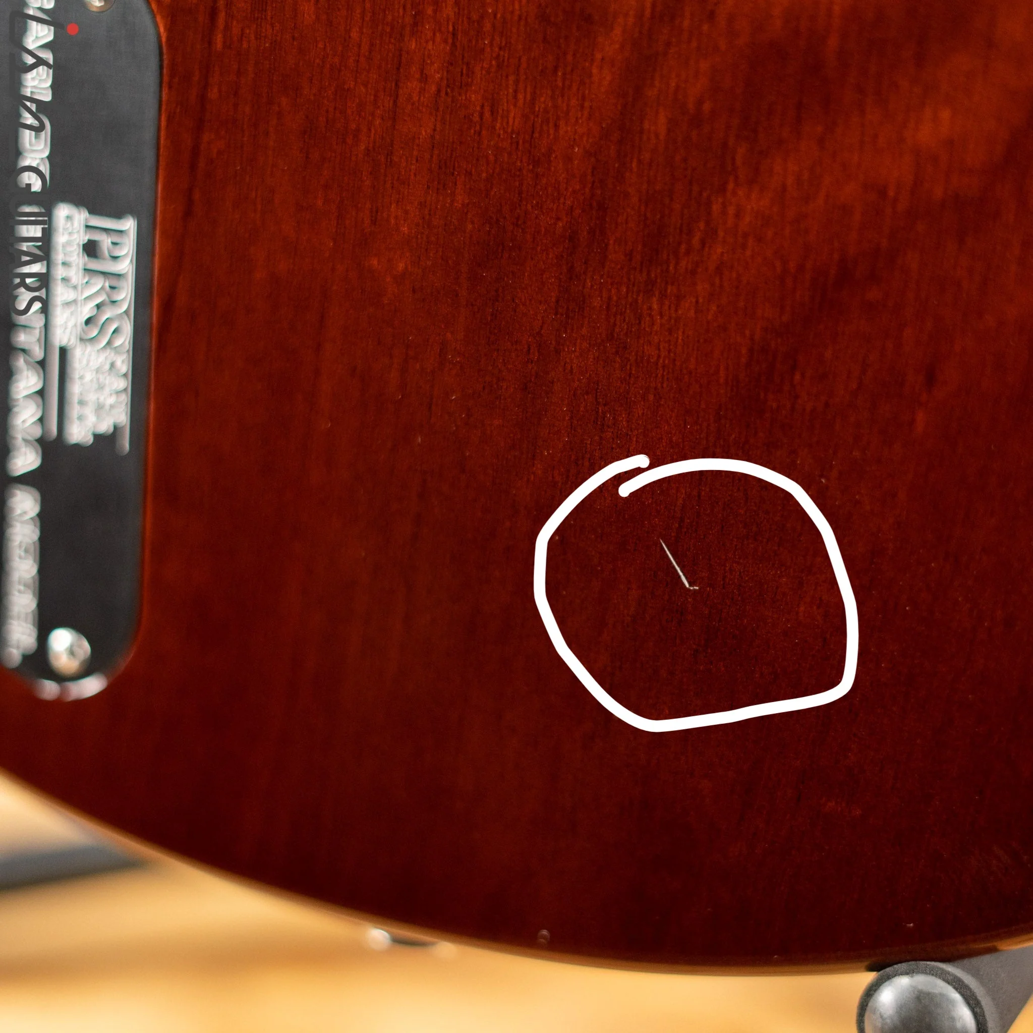 1996 PRS Santana I Tobacco Burst - Image 12
