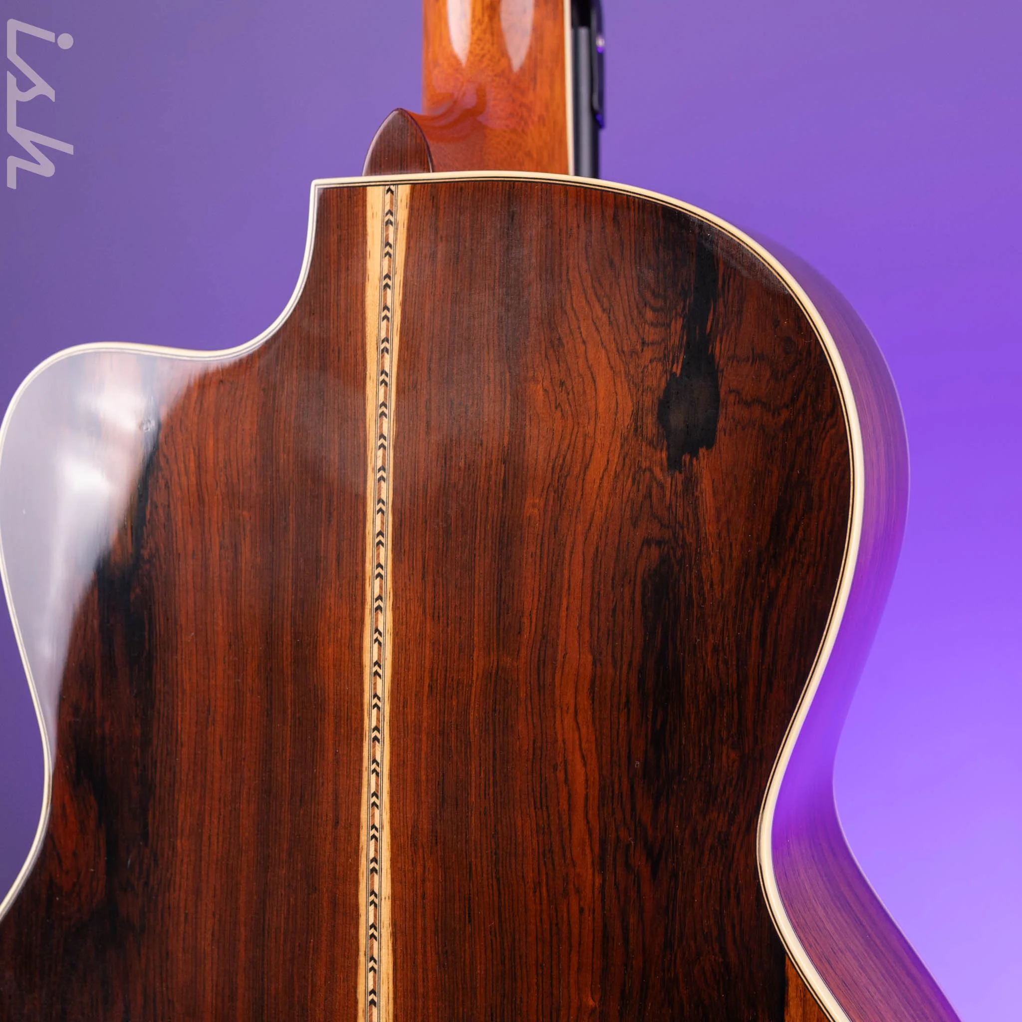 1997 Bourgeois OM SC Slotted Cutaway Brazilian 12 Fret Acoustic-Electric Guitar - Image 11