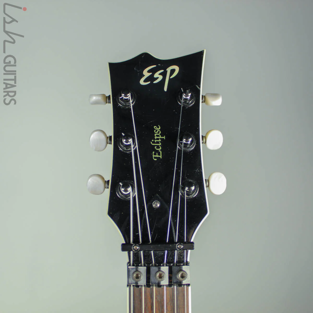1997 ESP Eclipse Custom Floyd Rose Translucent Emerald Green - Image 5