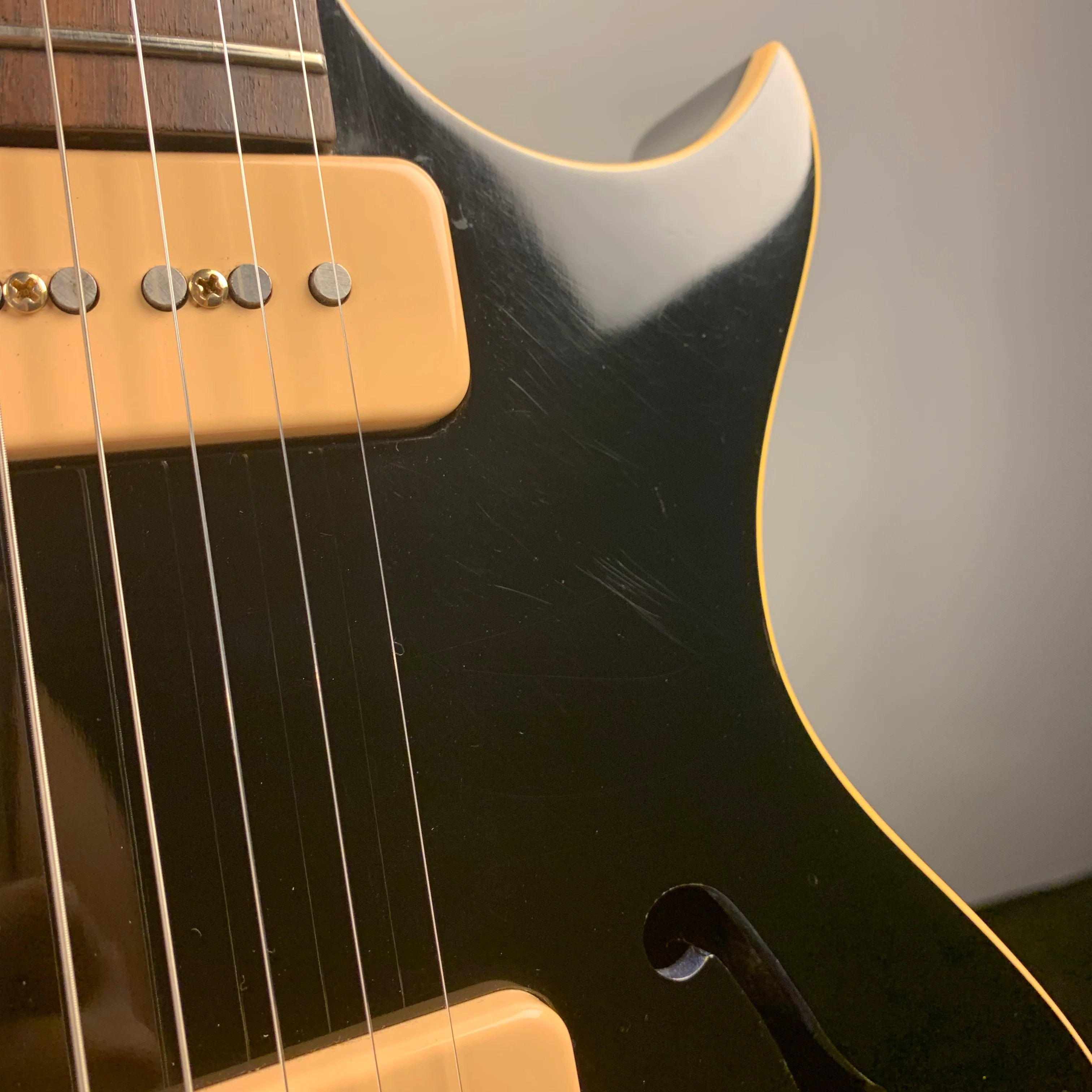 1997 Gibson BluesHawk Semihollow Black - Image 17