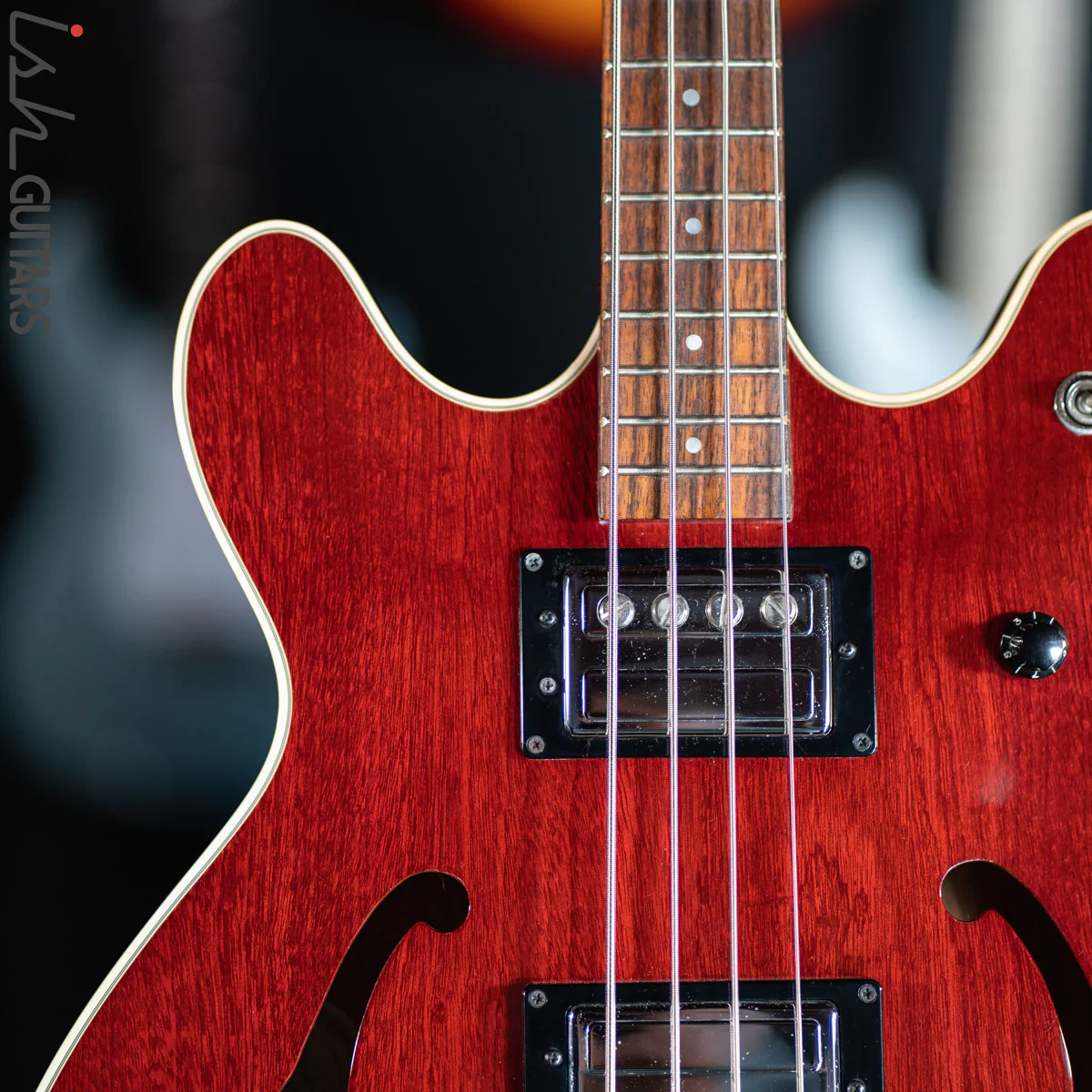 1997 USA Guild Starfire II Bass Guitar 4 String Semi Hollow Bass PROJECT - Image 3