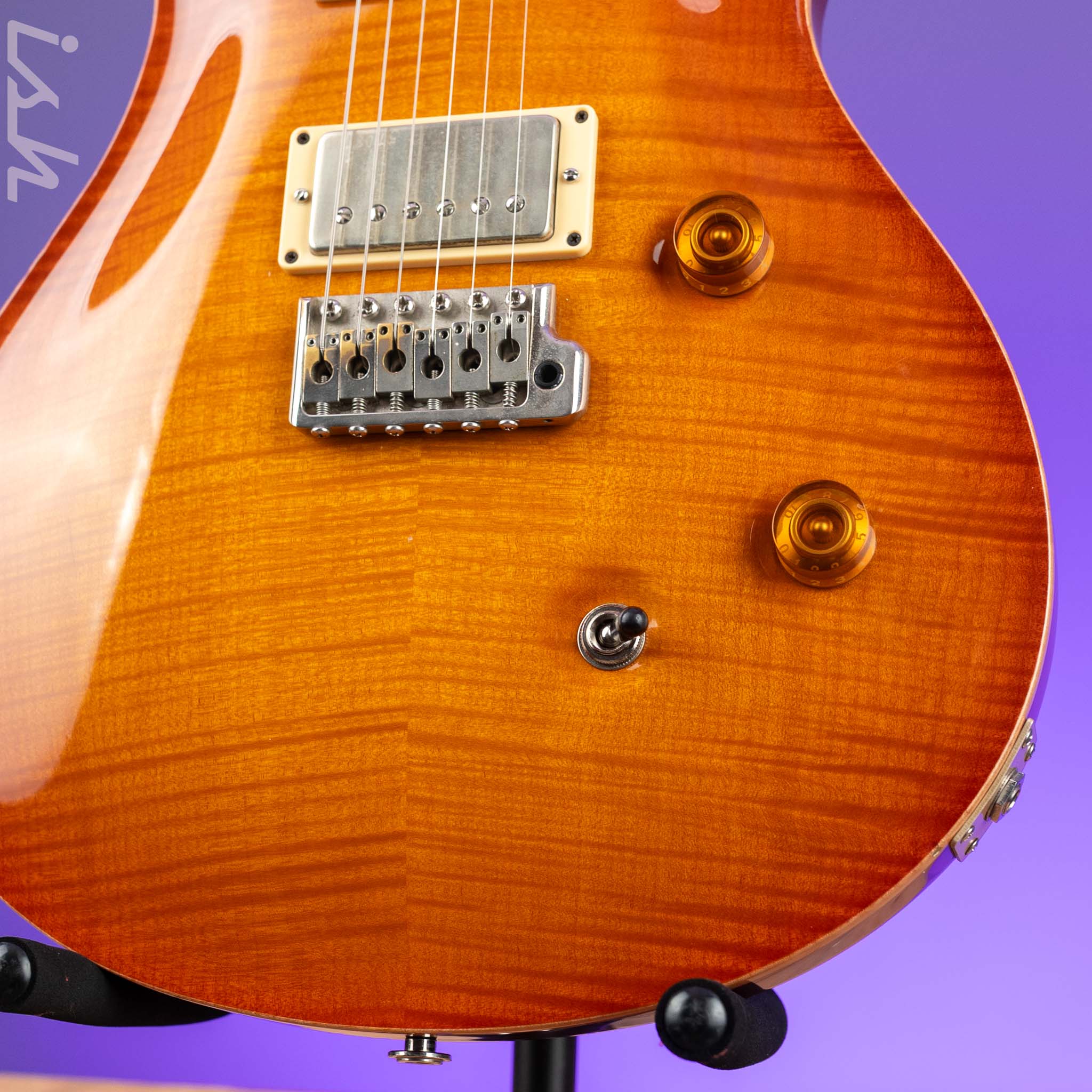 1997 PRS Paul Reed Smith Custom 24 Vintage Sunburst 10 Top - Image 5