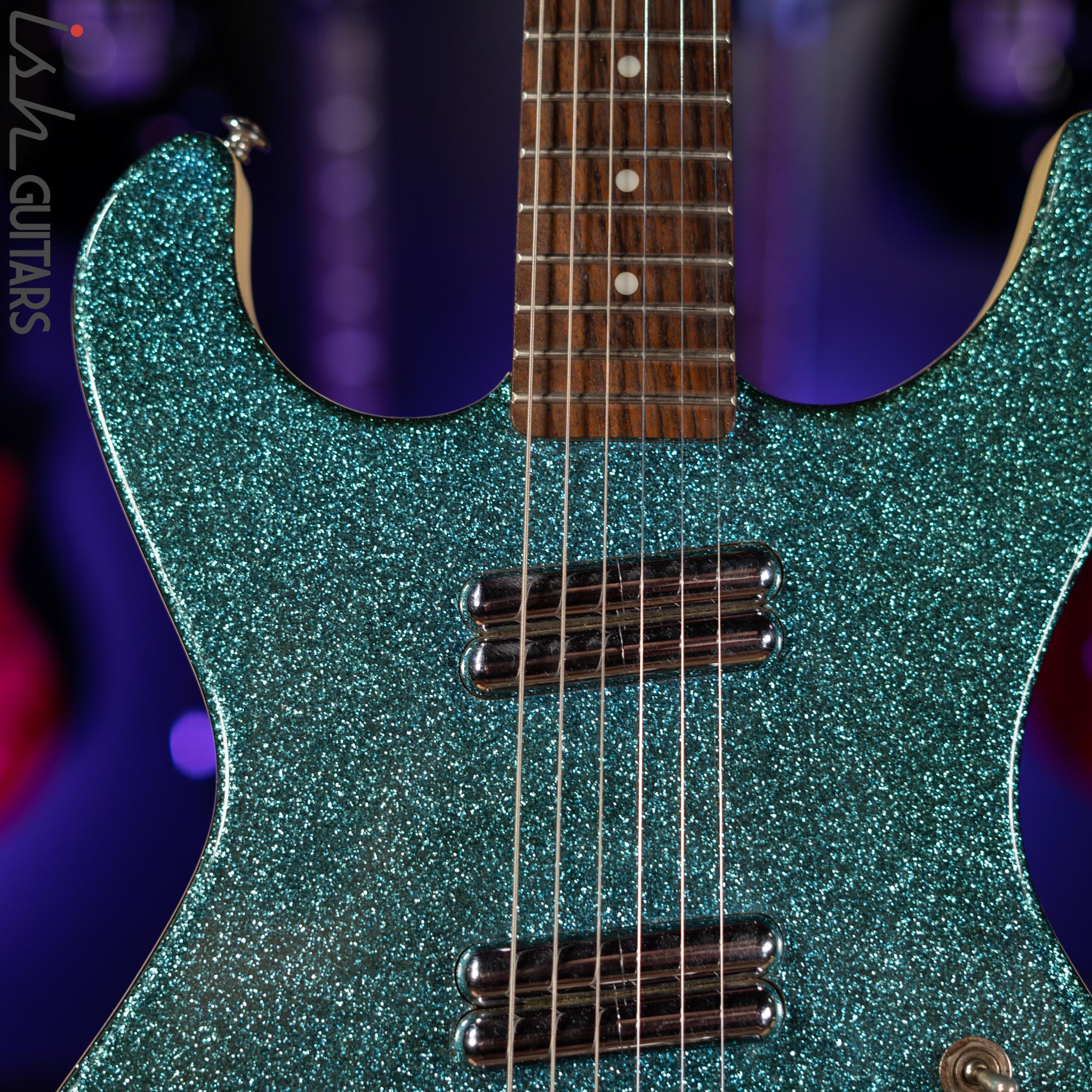 1998-2001 Danelectro Hodad Aquamarine Sparkle - Image 4