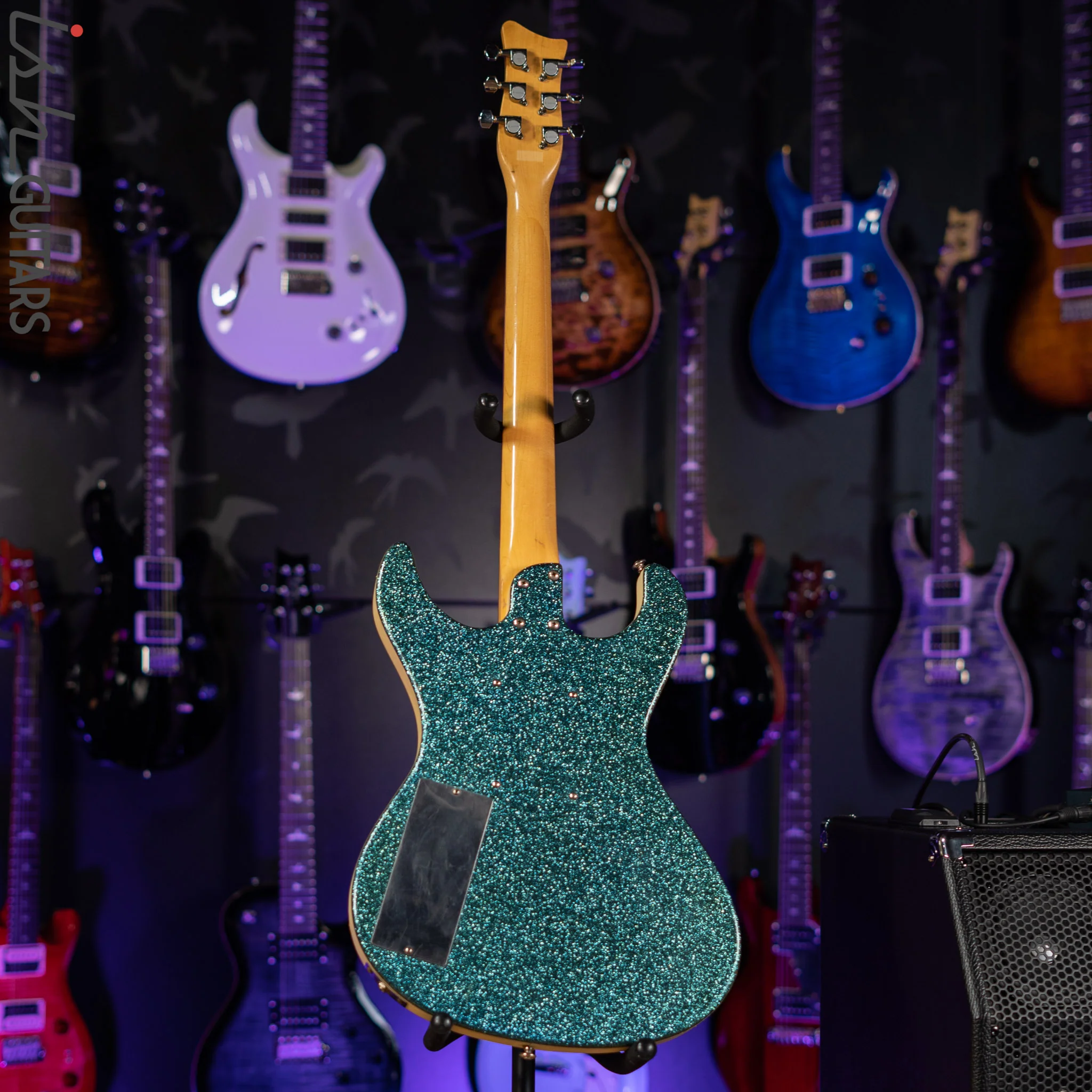 1998-2001 Danelectro Hodad Aquamarine Sparkle - Image 9