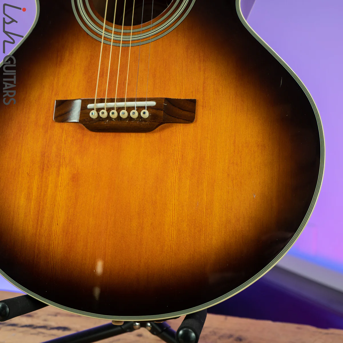 1998 Epiphone PR-5E Vintage Sunburst - Image 4