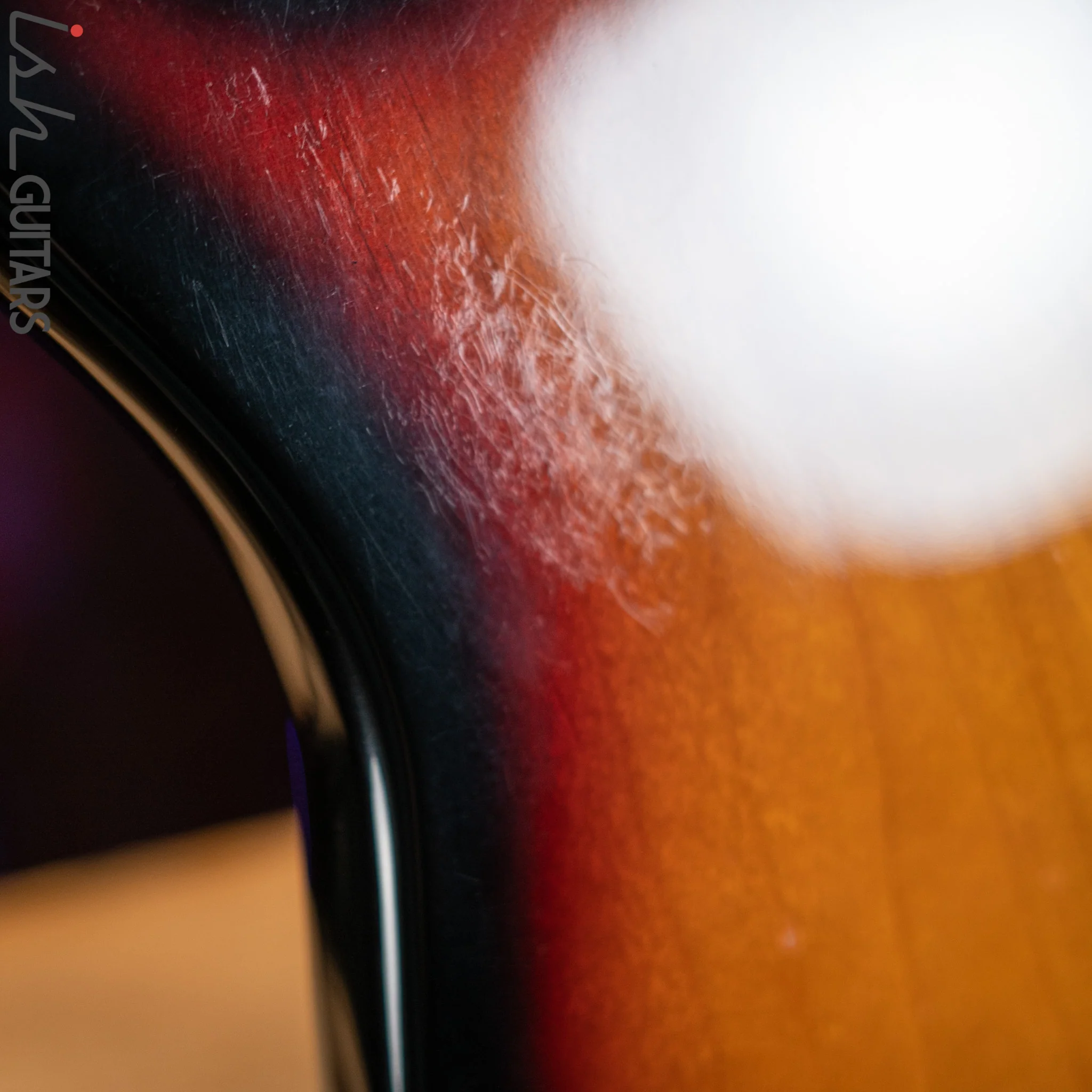 1998 Fender Roscoe Beck V Signature Bass Sunburst - Image 13