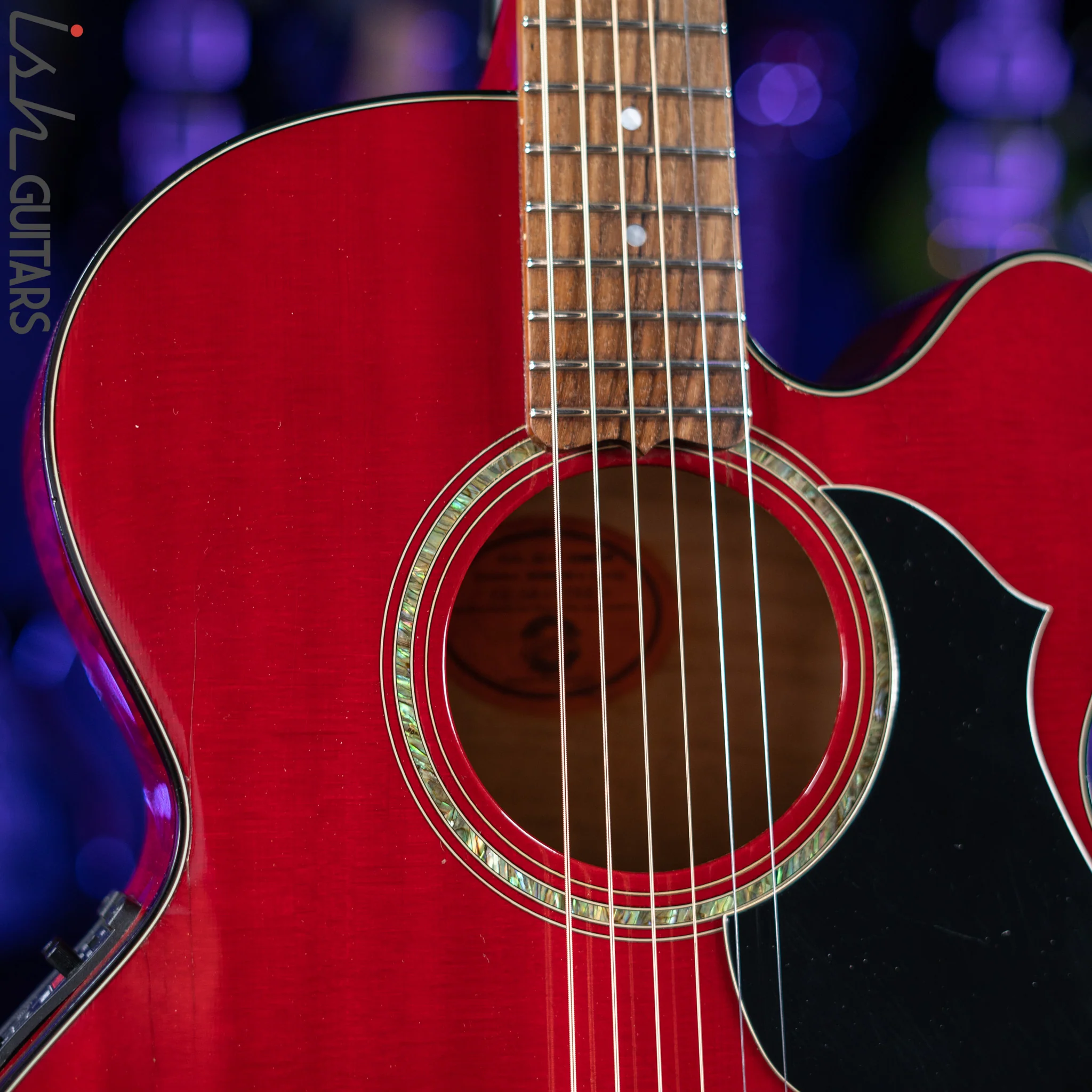 1998 Gibson EC-10 Acoustic-Electric Guitar Standard Cherry - Image 3