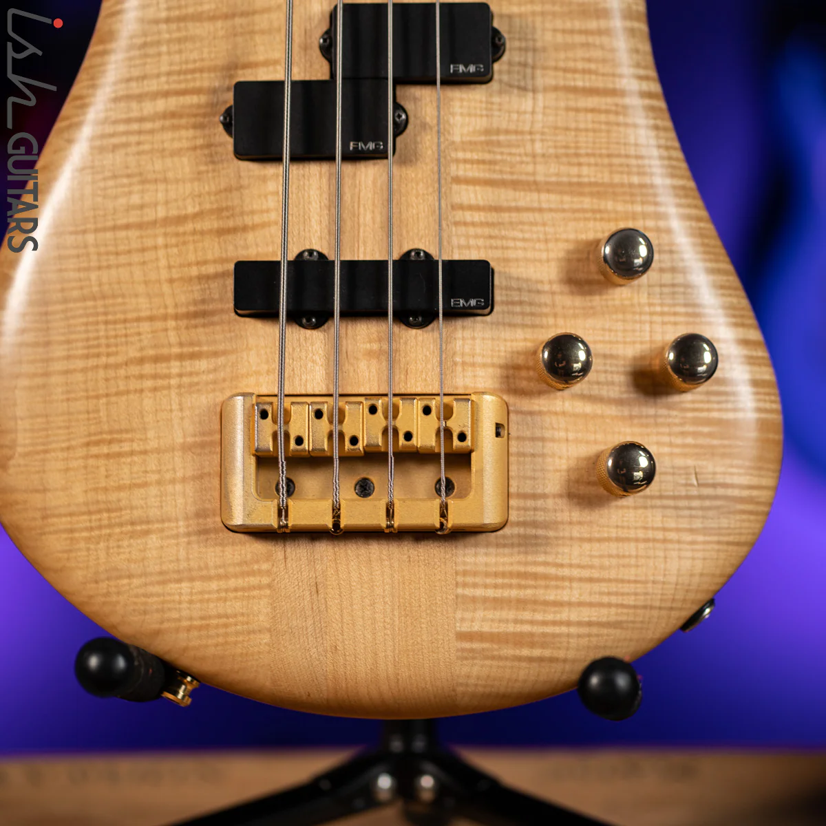 1999-2000 Spector NS-4CR Natural Flame Maple - Image 4