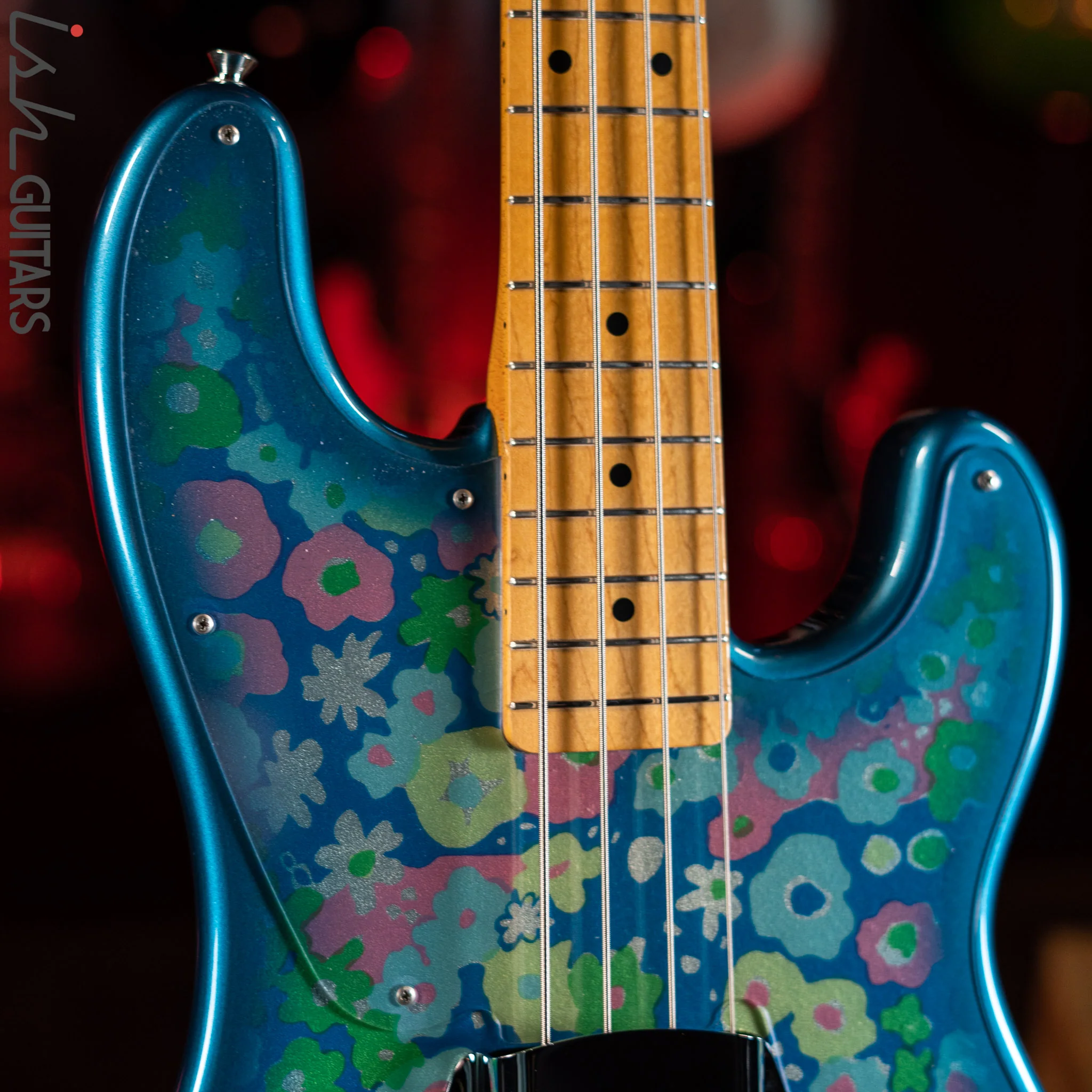 1999-2002 Fender 54’ Reissue Precision Bass MIJ Blue Flower - Image 3